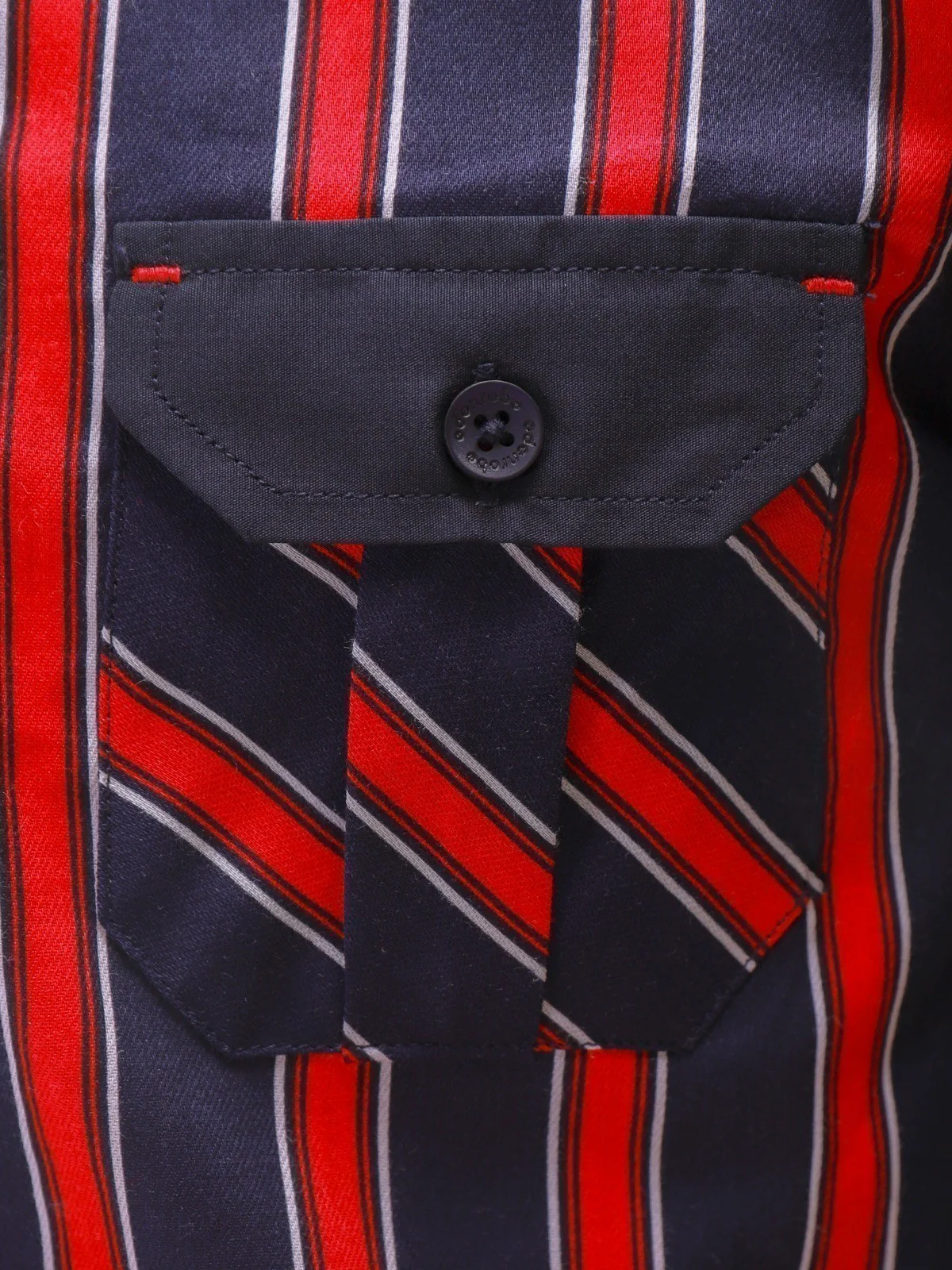 Boy's Red & Blue Shirt - EBTS21-27374 - Image 3