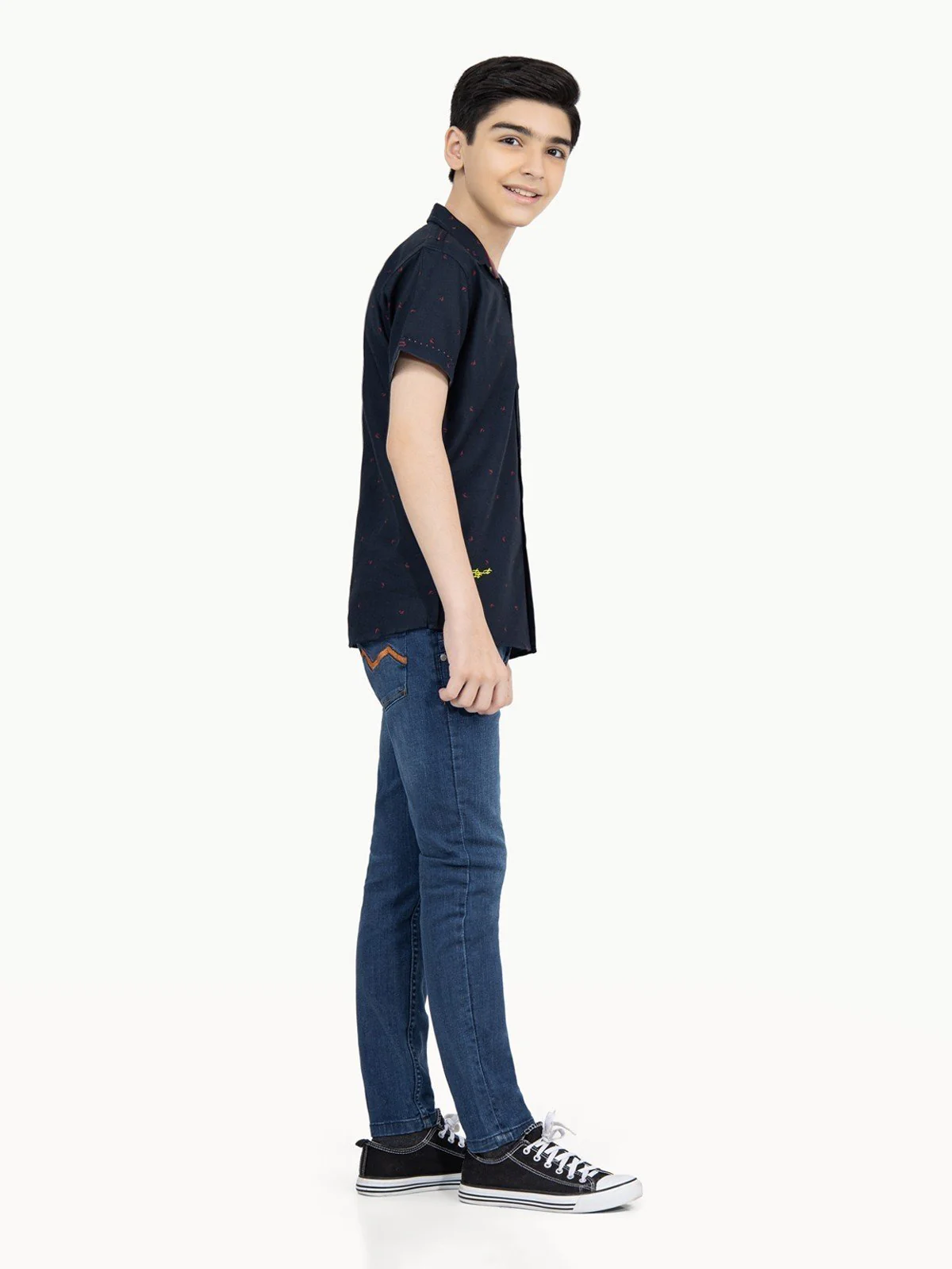 Boy's Navy Shirt - EBTS22-27330 - Image 3