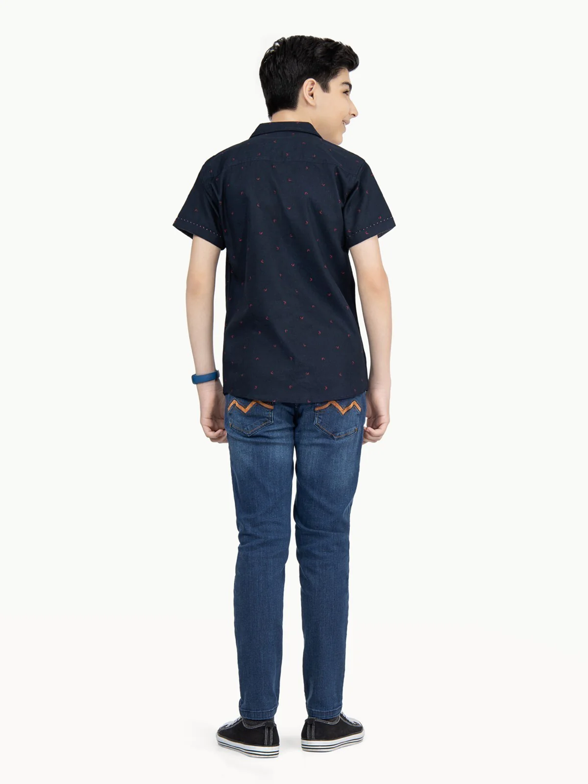 Boy's Navy Shirt - EBTS22-27330 - Image 6