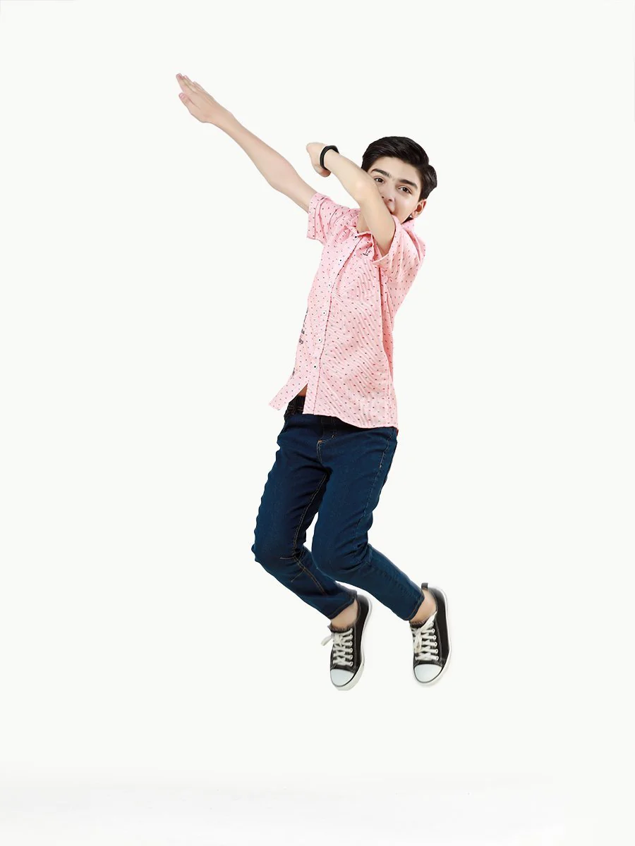 Boy's Peach Shirt - EBTS22-27338 - Image 3
