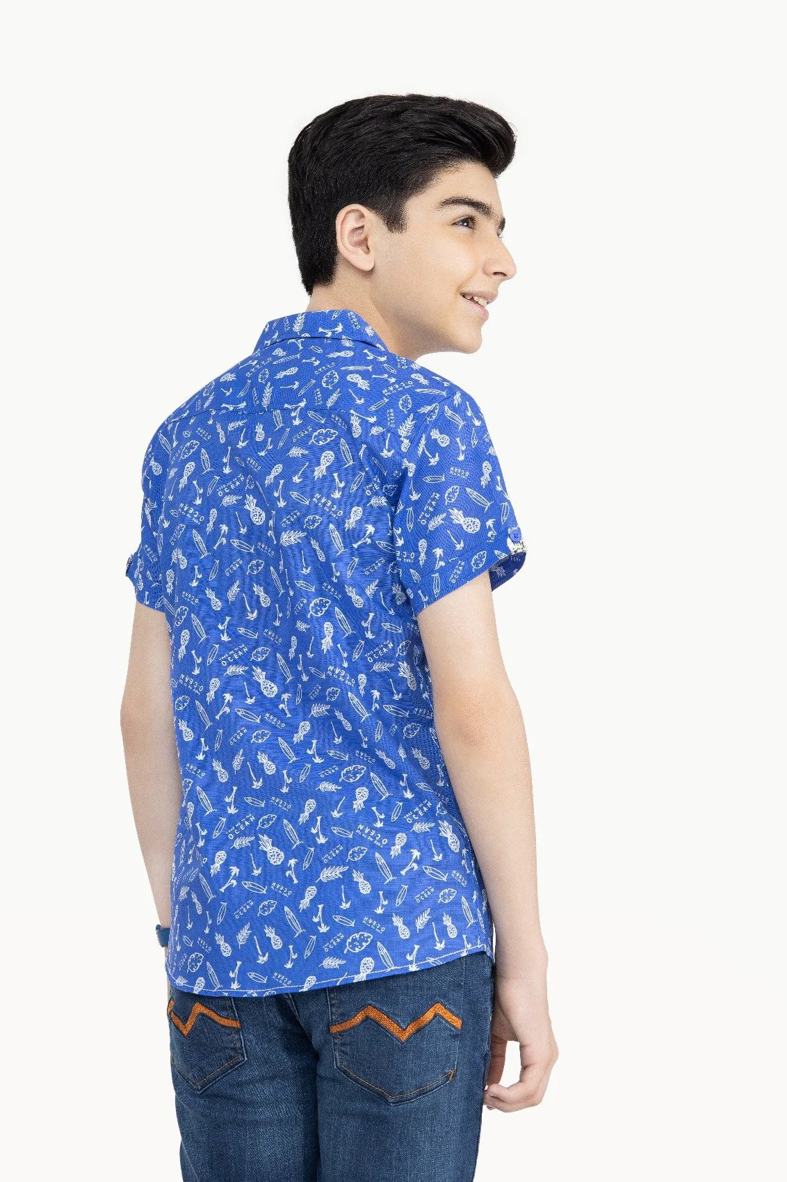 Boy's Royal Blue Shirt - EBTS22-27344 - Image 5