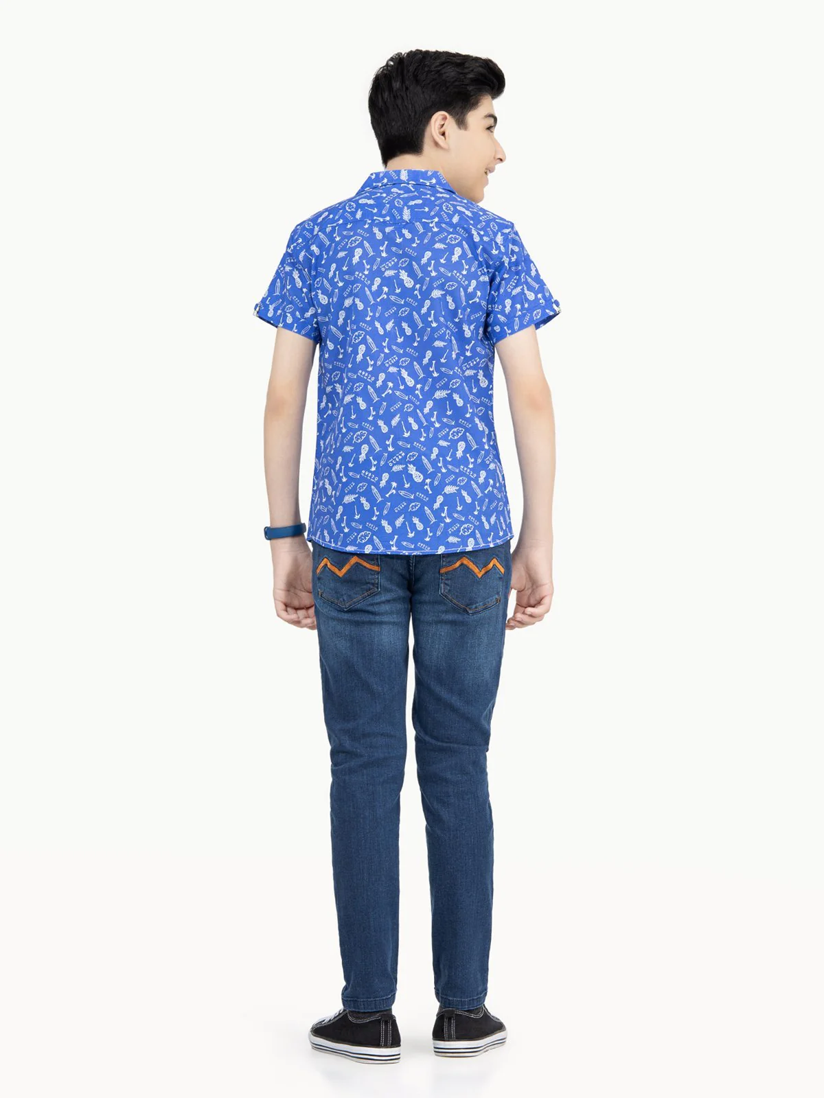 Boy's Royal Blue Shirt - EBTS22-27344 - Image 6