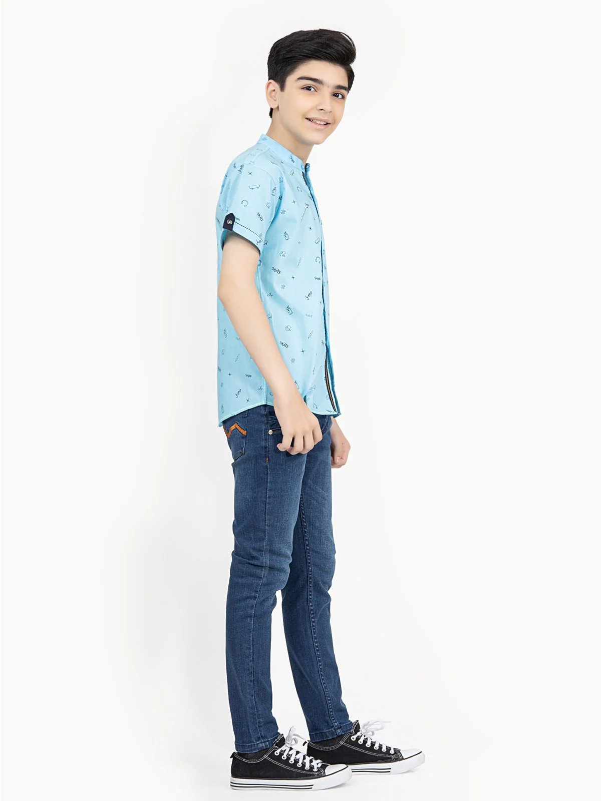Boy's Sky Blue Shirt - EBTS22-27371 - Image 3