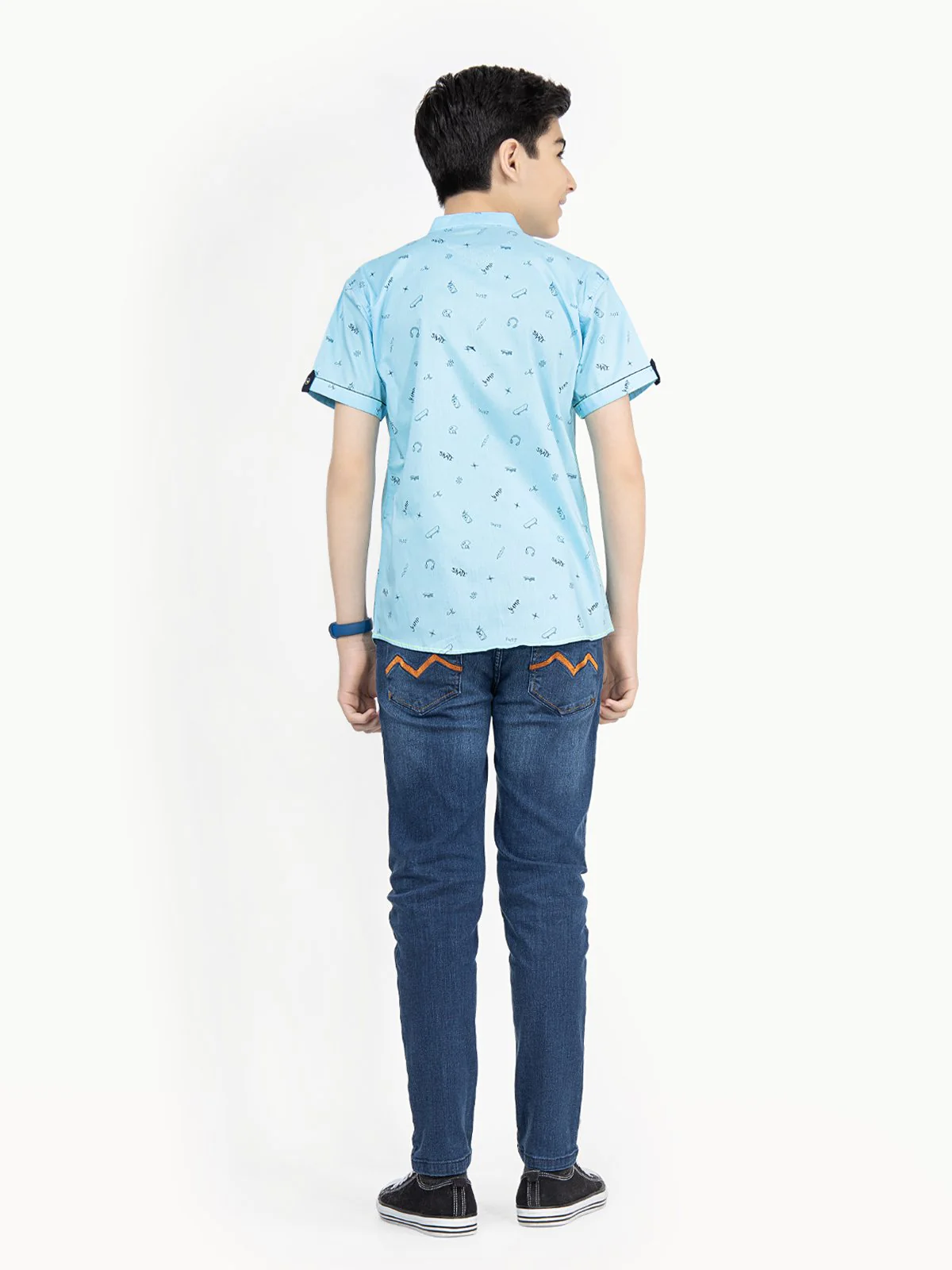 Boy's Sky Blue Shirt - EBTS22-27371 - Image 6