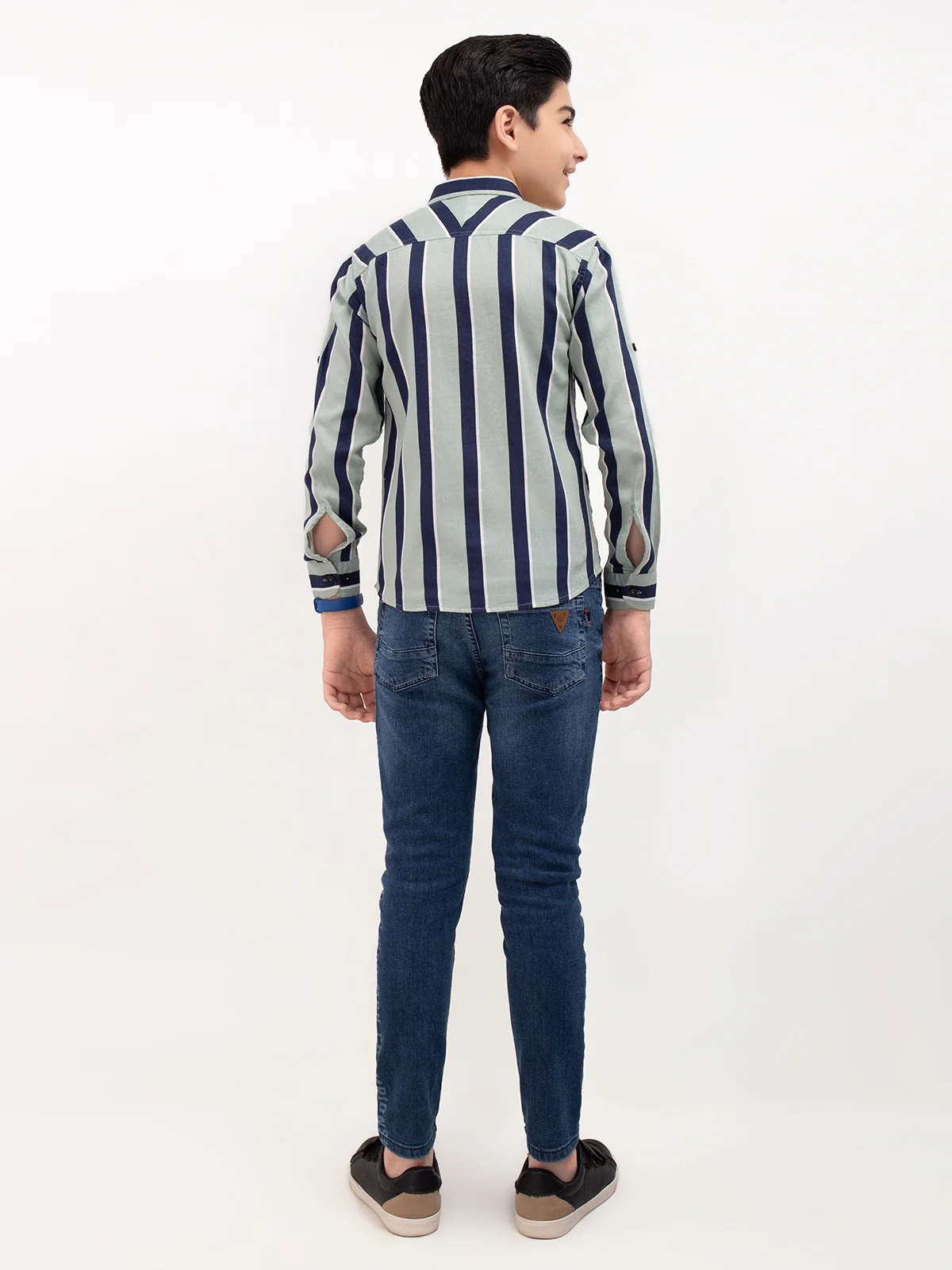 Boy's Light Green Shirt - EBTS22-27379 - Image 4