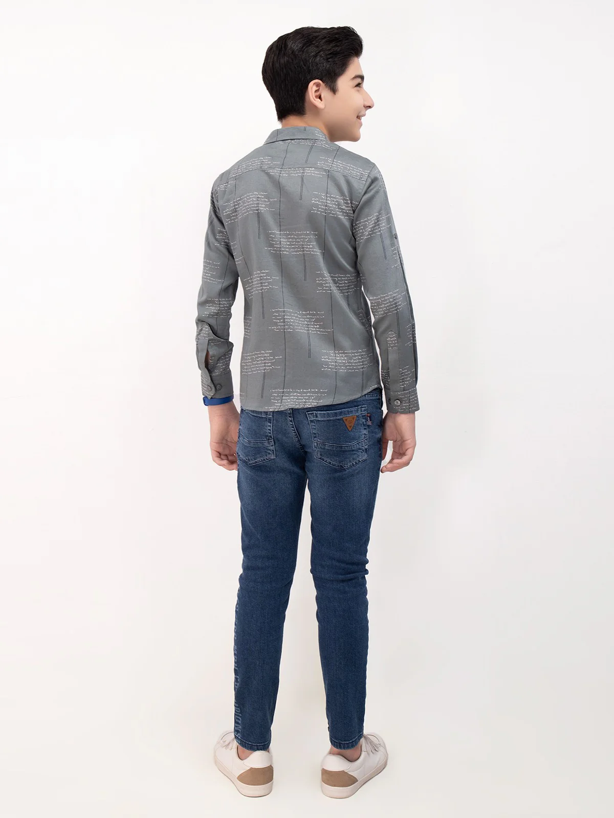 Boy's Grey Shirt - EBTS22-27381 - Image 4