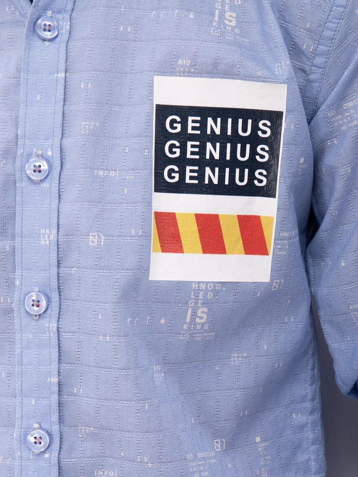 Boy's Sky Blue Shirt - EBTS22-27384 - Image 3