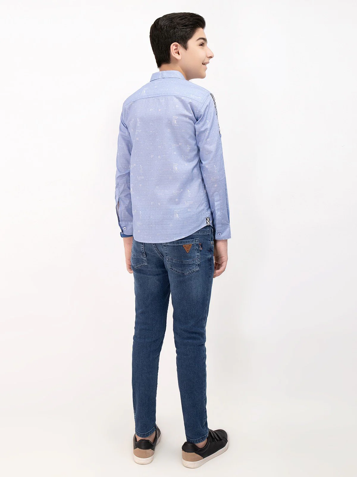 Boy's Sky Blue Shirt - EBTS22-27384 - Image 4