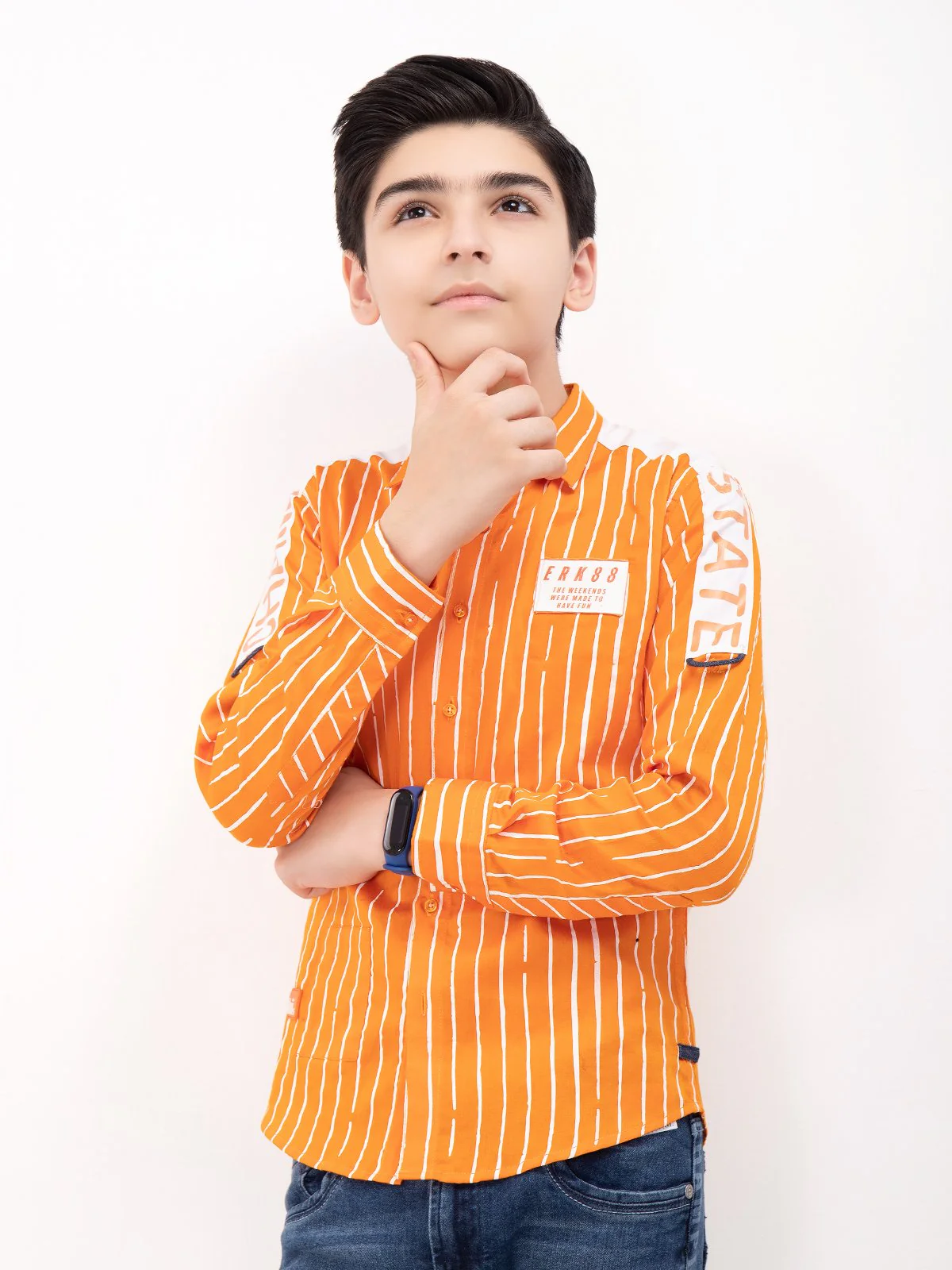 Boy's Orange Shirt - EBTS22-27385 - Image 2