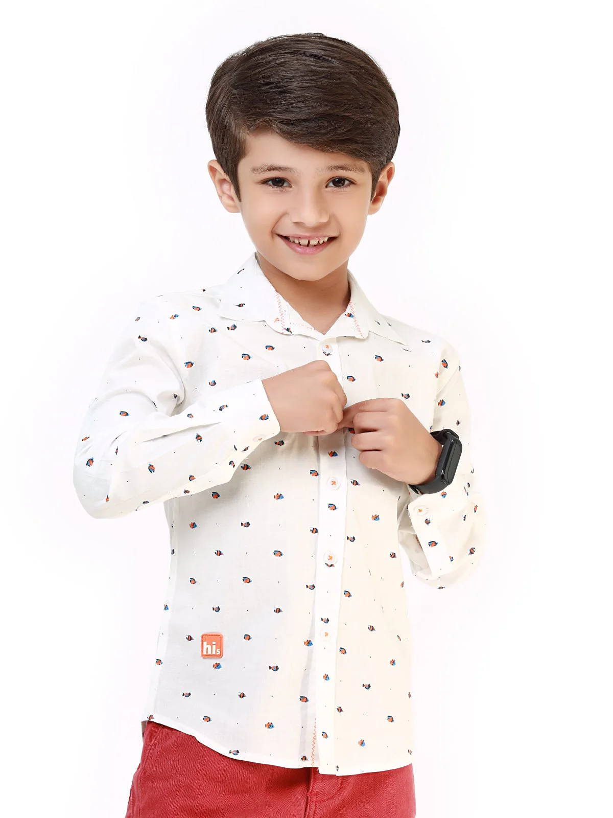 Boy's White Shirt - EBTS22-27388 - Image 2