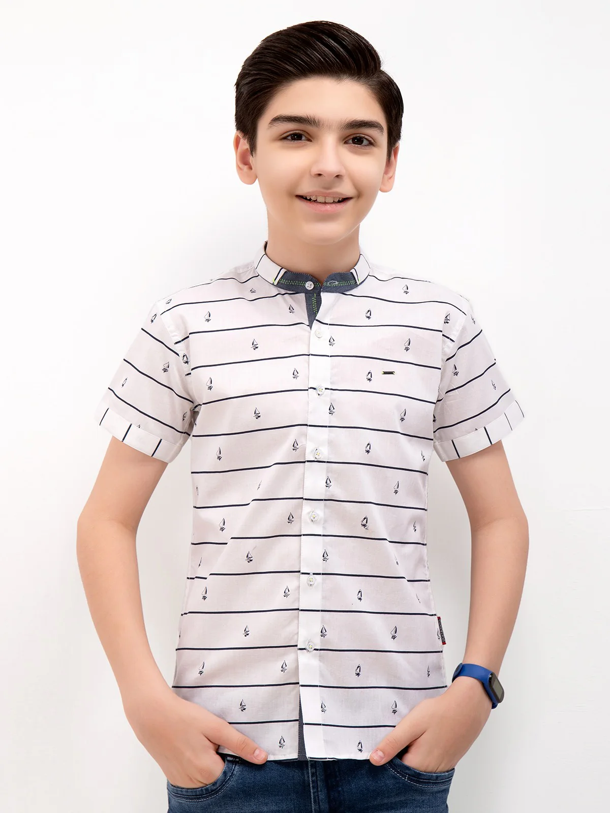 Boy's White Shirt - EBTS22-27389 - Image 2