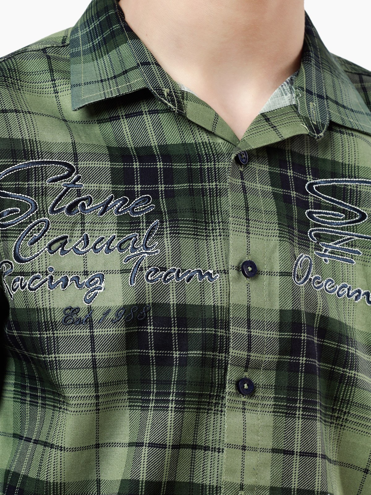 Boy's Green Shirt - EBTS22-27393 - Image 3