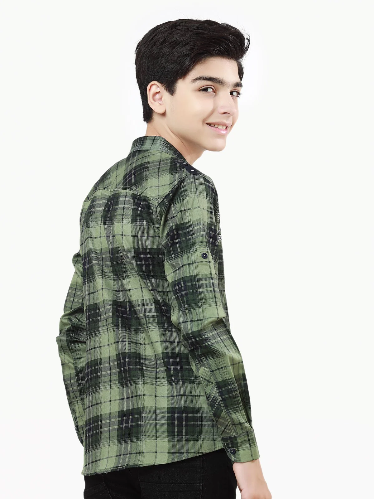 Boy's Green Shirt - EBTS22-27393 - Image 4