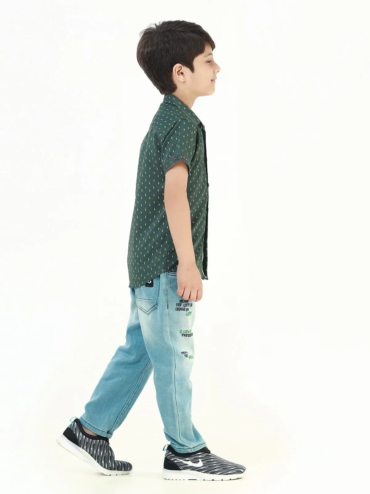 Boy's Green Shirt - EBTS22-27396 - Image 2