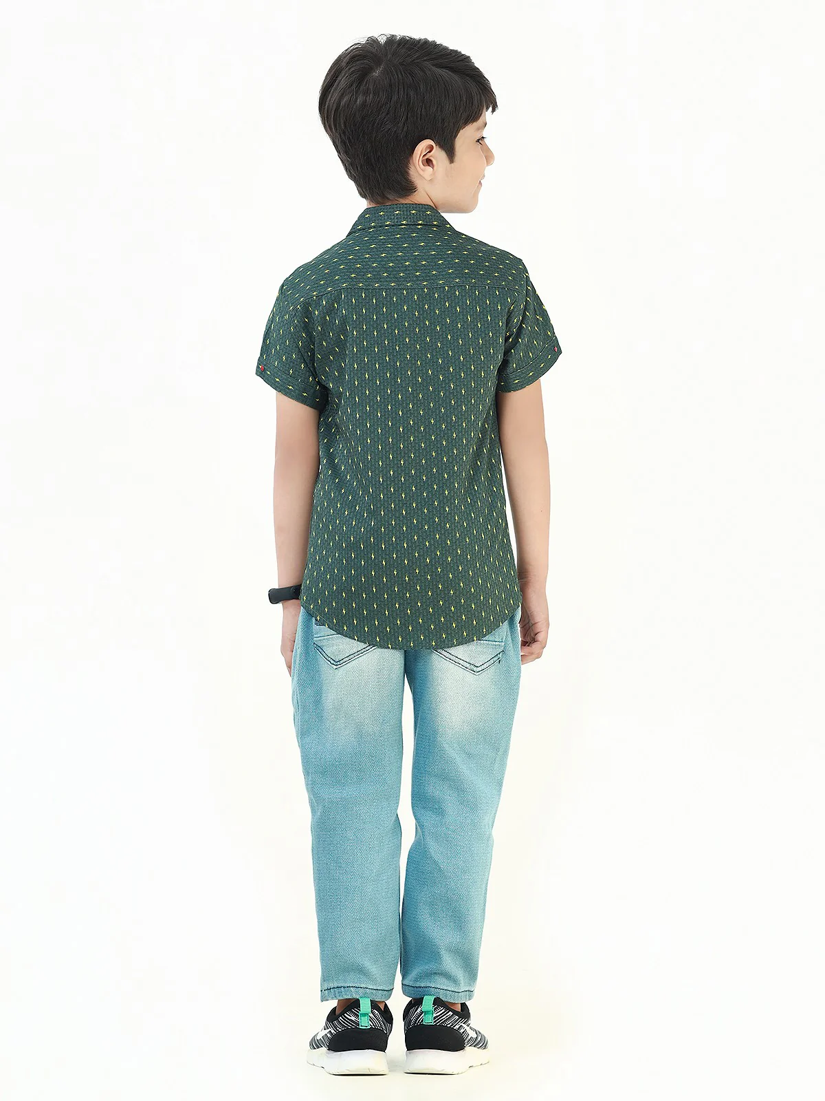 Boy's Green Shirt - EBTS22-27396 - Image 4