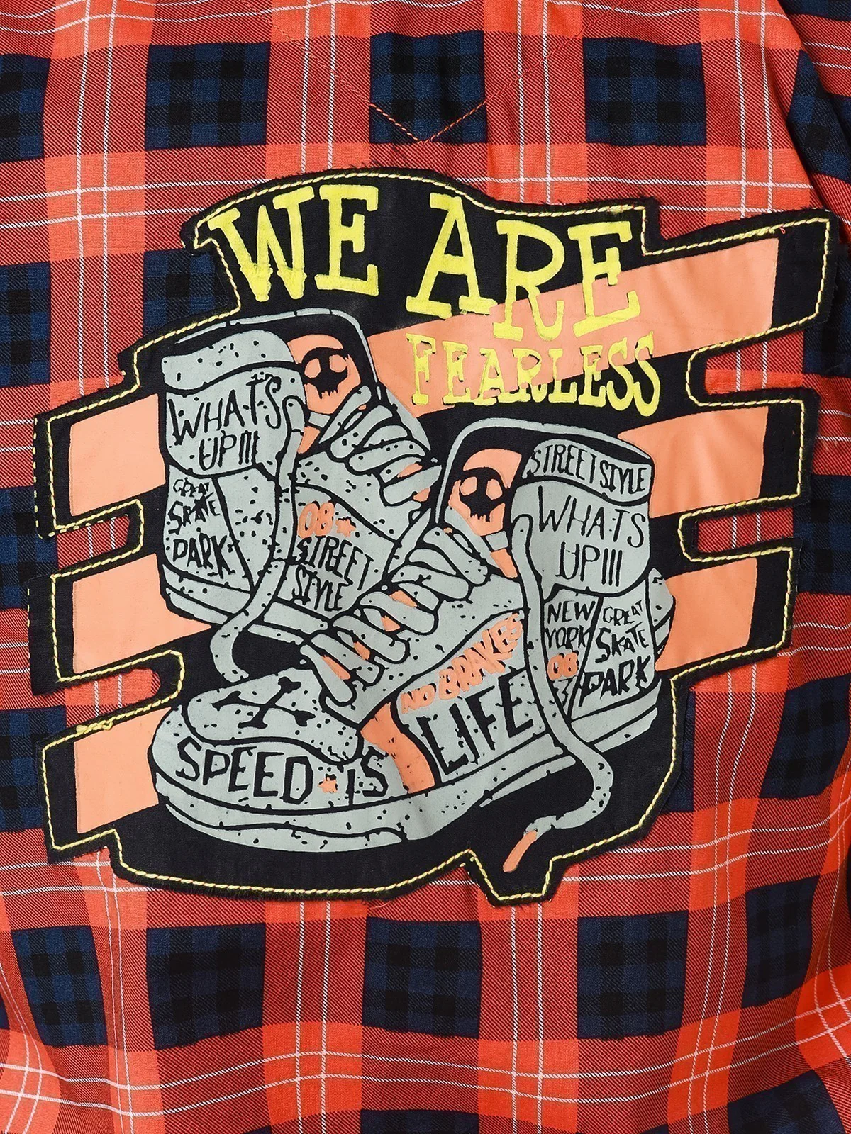 Boy's Rust & Blue Shirt - EBTS22-27398 - Image 5