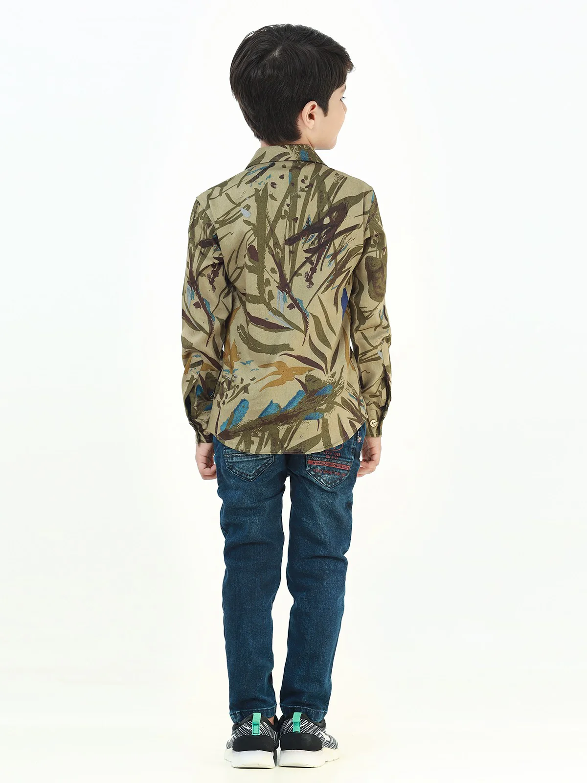 Boy's Olive Shirt - EBTS22-27399 - Image 5