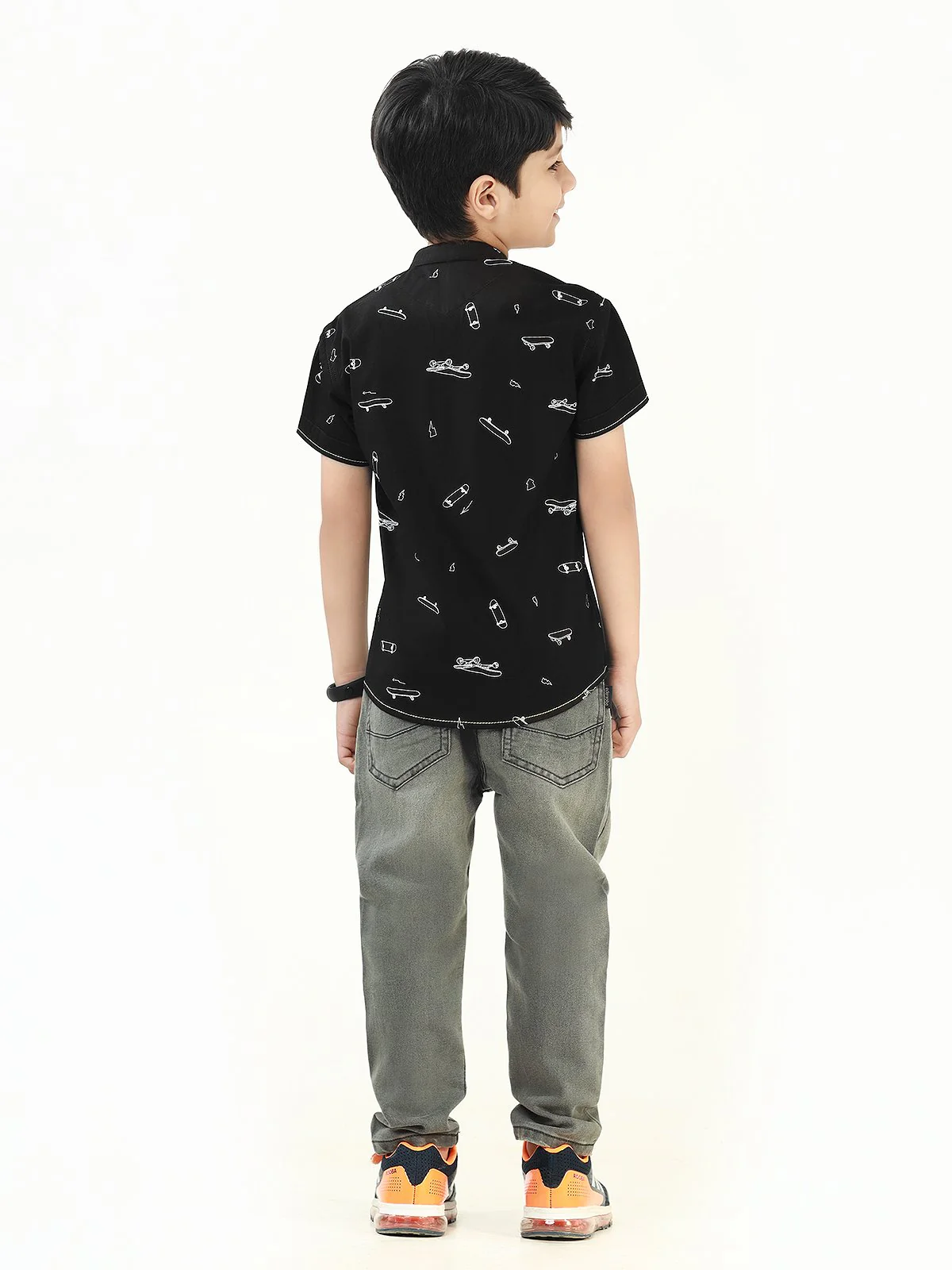 Boy's Black Shirt - EBTS22-27400 - Image 4