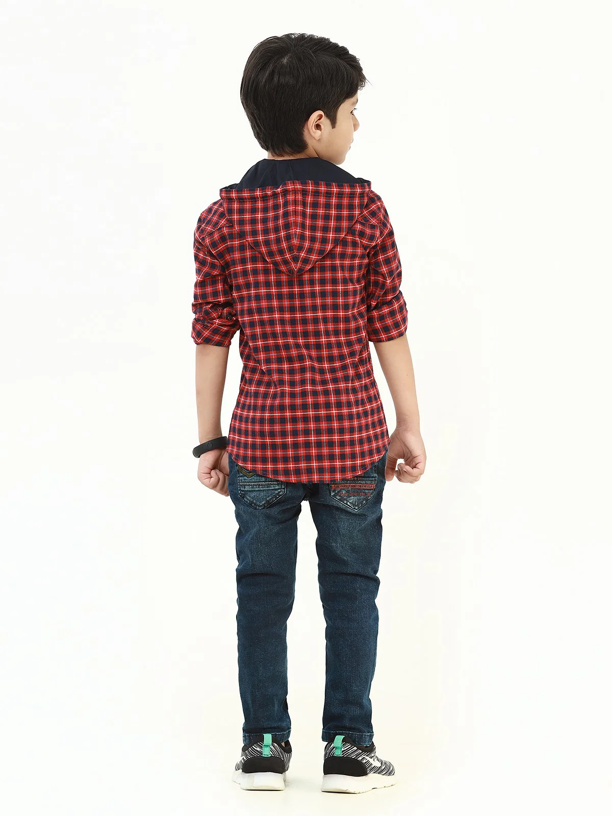 Boy's Rust & Blue Shirt - EBTS22-27401 - Image 5