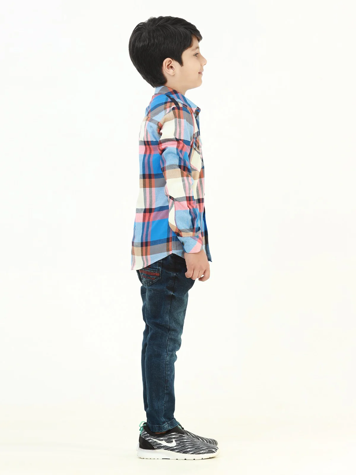 Boy's Blue Multi Shirt - EBTS22-27402 - Image 2