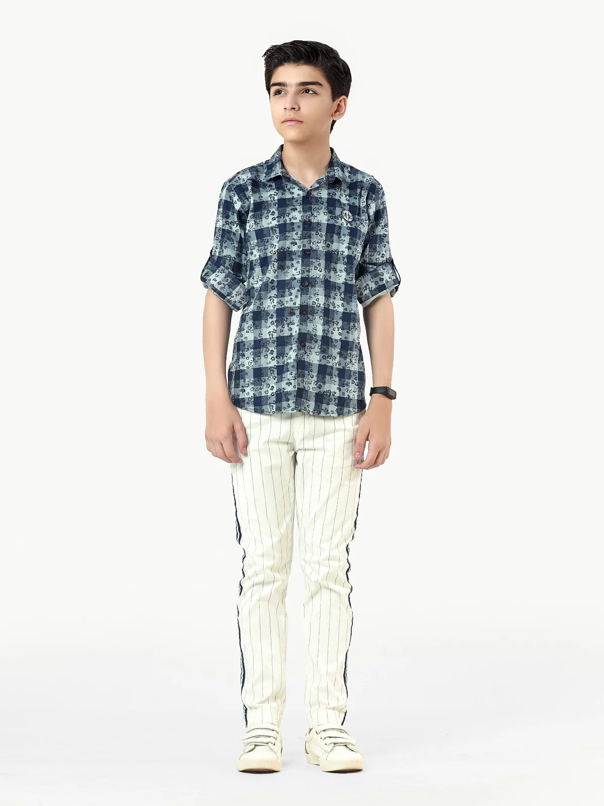 Boy's Blue Shirt - EBTS22-27404 - Image 2