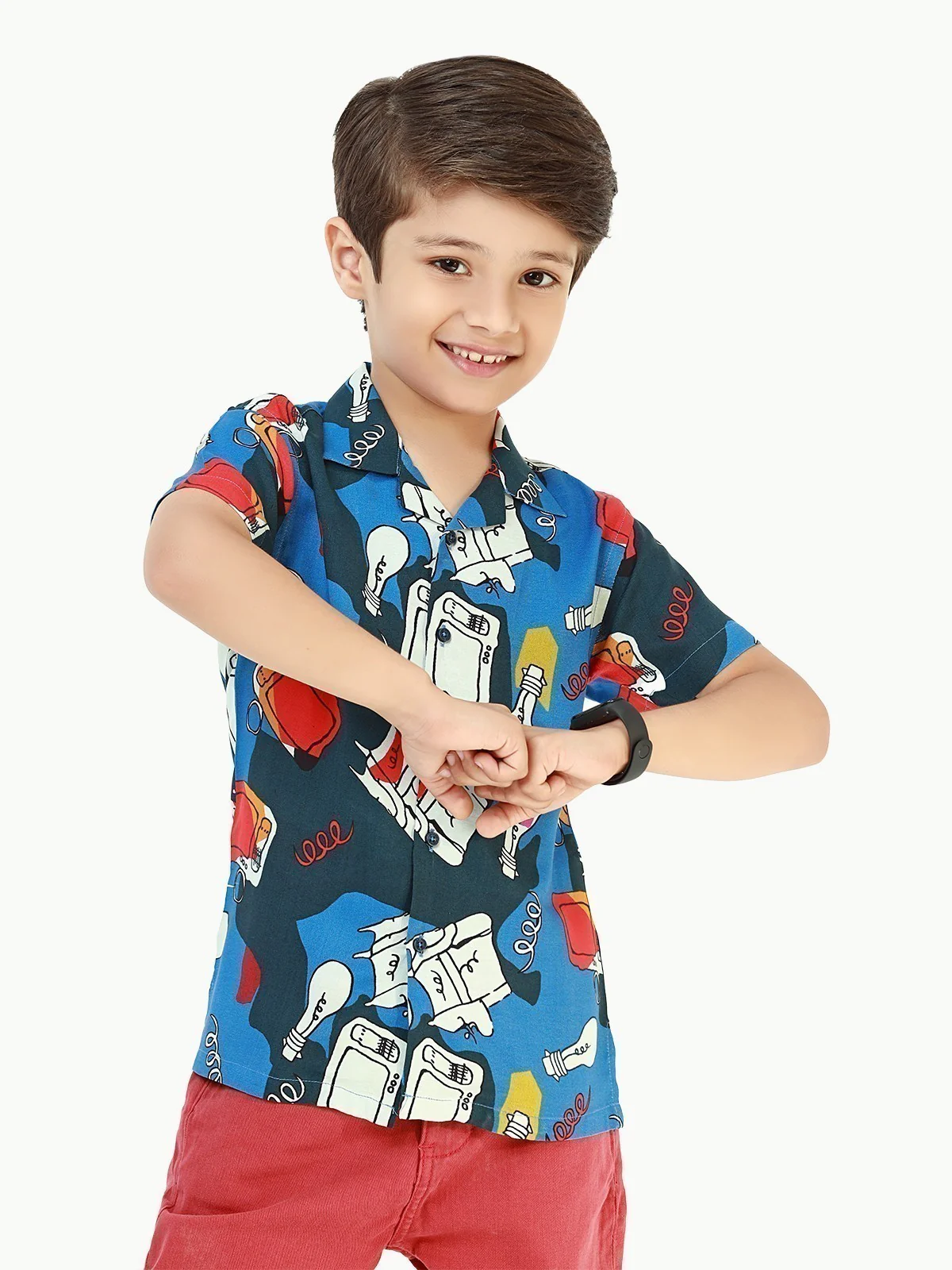 Boy's Blue Shirt - EBTS22-27408 - Image 2