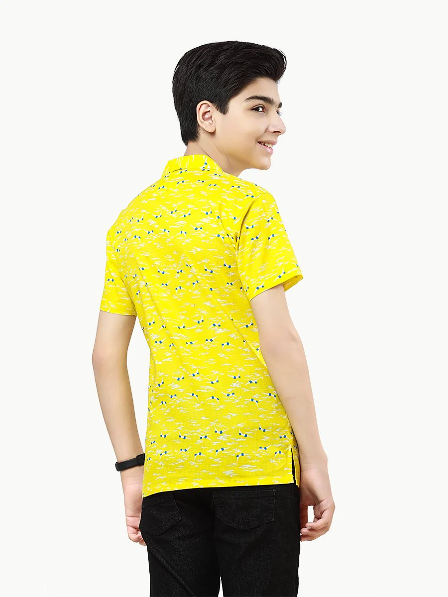 Boy's Yellow Shirt - EBTS22-27409 - Image 3