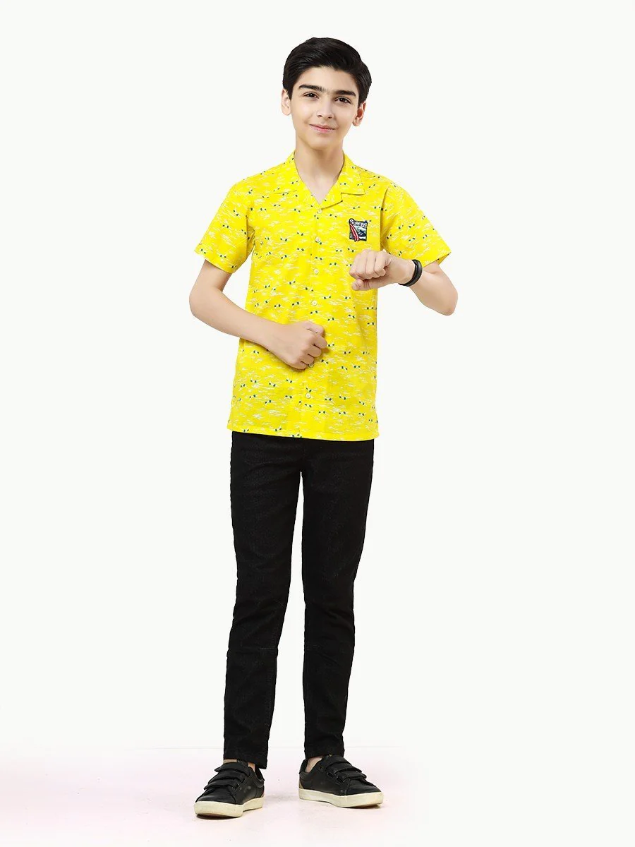 Boy's Yellow Shirt - EBTS22-27409 - Image 4