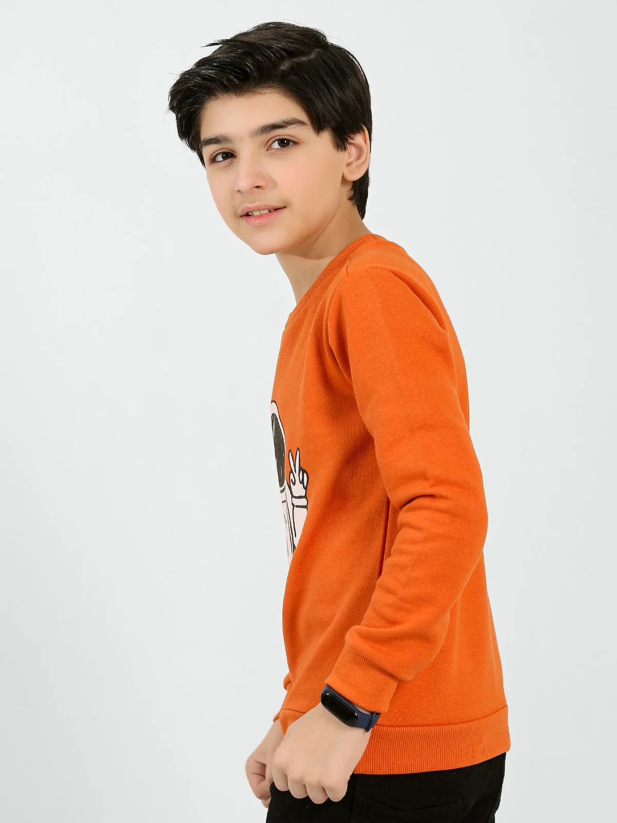 Boy's Dull Rust Sweatshirt - EBTSS20-004 - Image 2