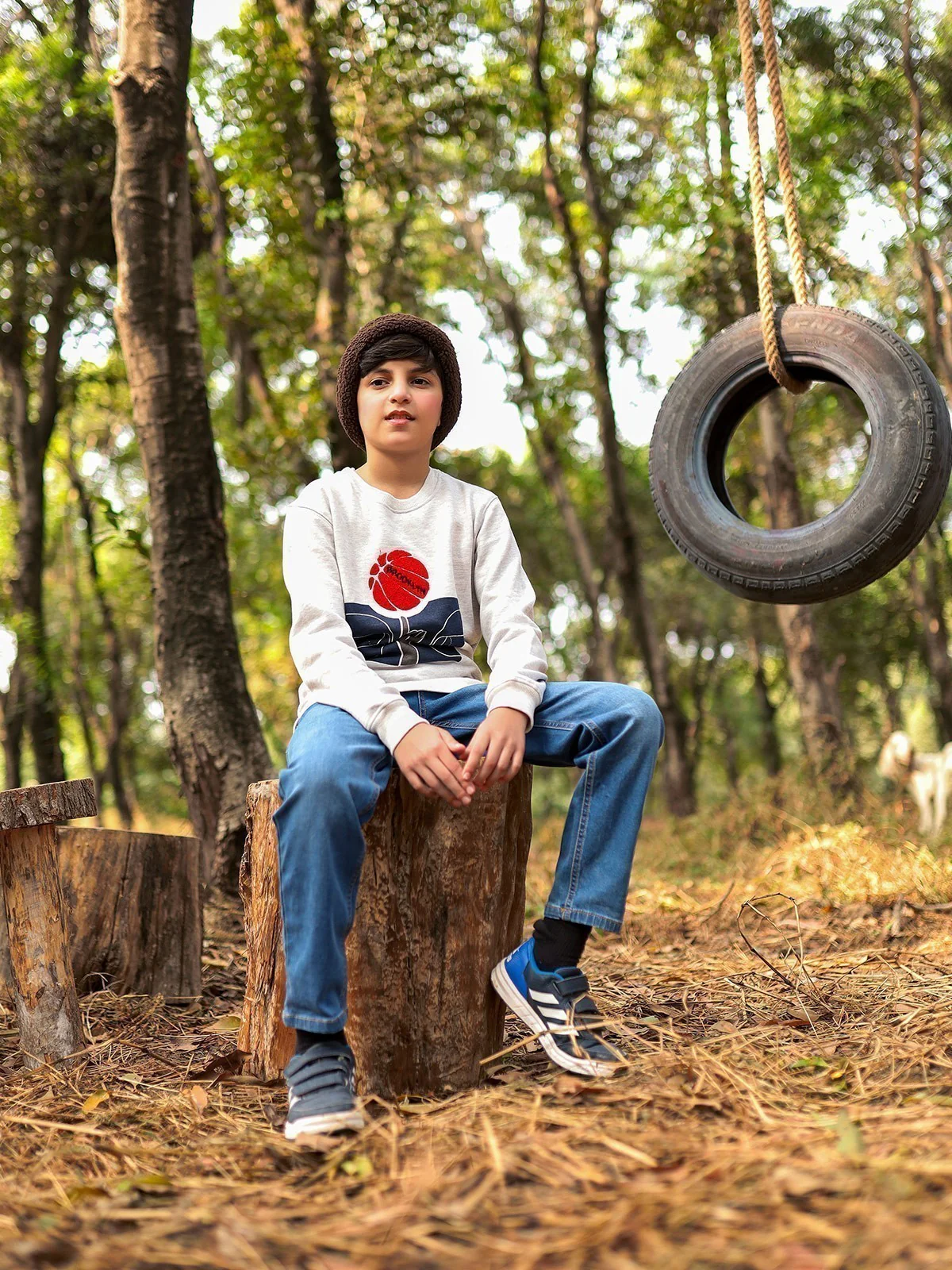 Boy's Light Grey Sweatshirt - EBTSS20-006 - Image 2