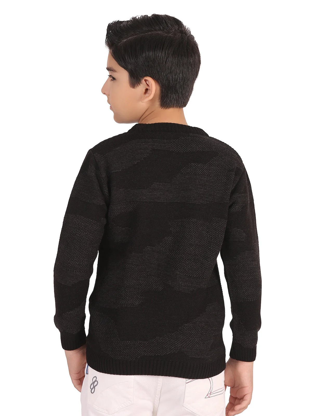 Boy's Charcoal Sweater - EBTSWT19-001 - Image 2