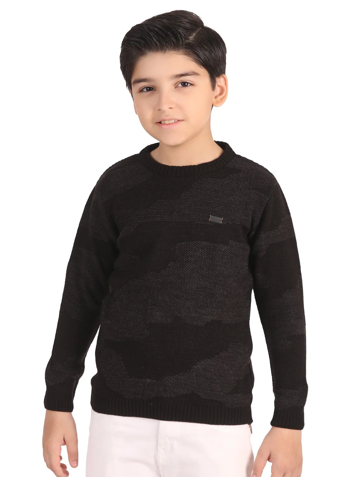 Boy's Charcoal Sweater - EBTSWT19-001 - Image 3