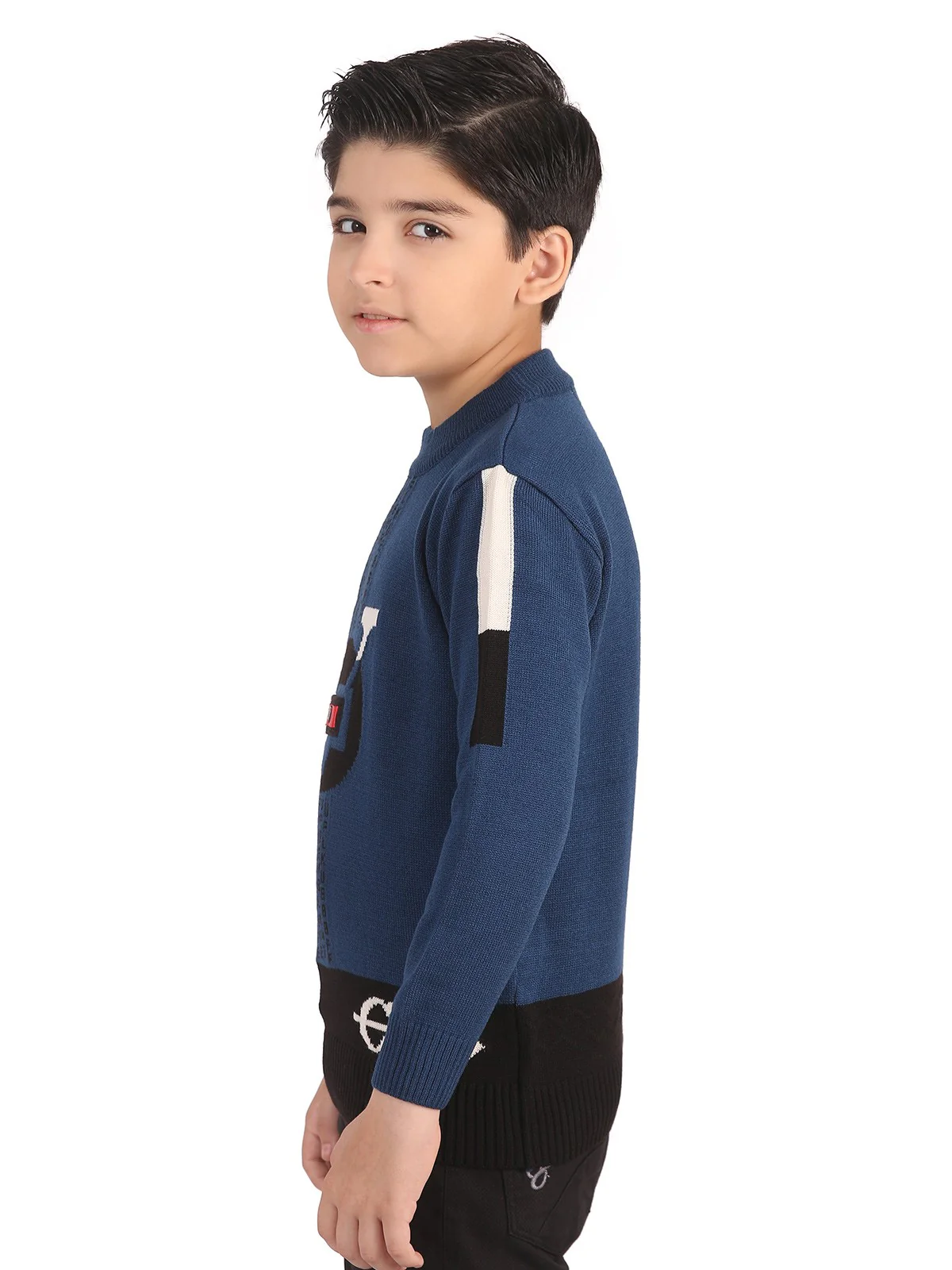 Boy's Blue Sweater - EBTSWT19-003 - Image 3