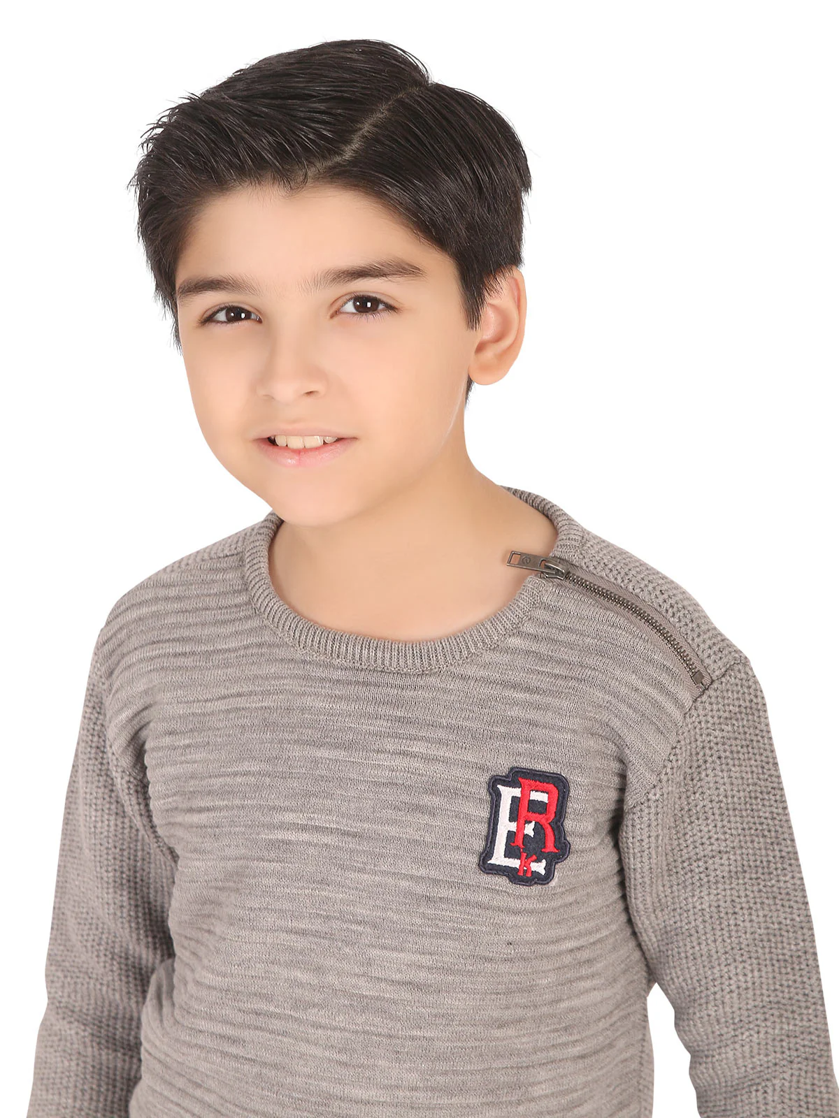 Boy's Grey Sweater - EBTSWT19-013 - Image 3