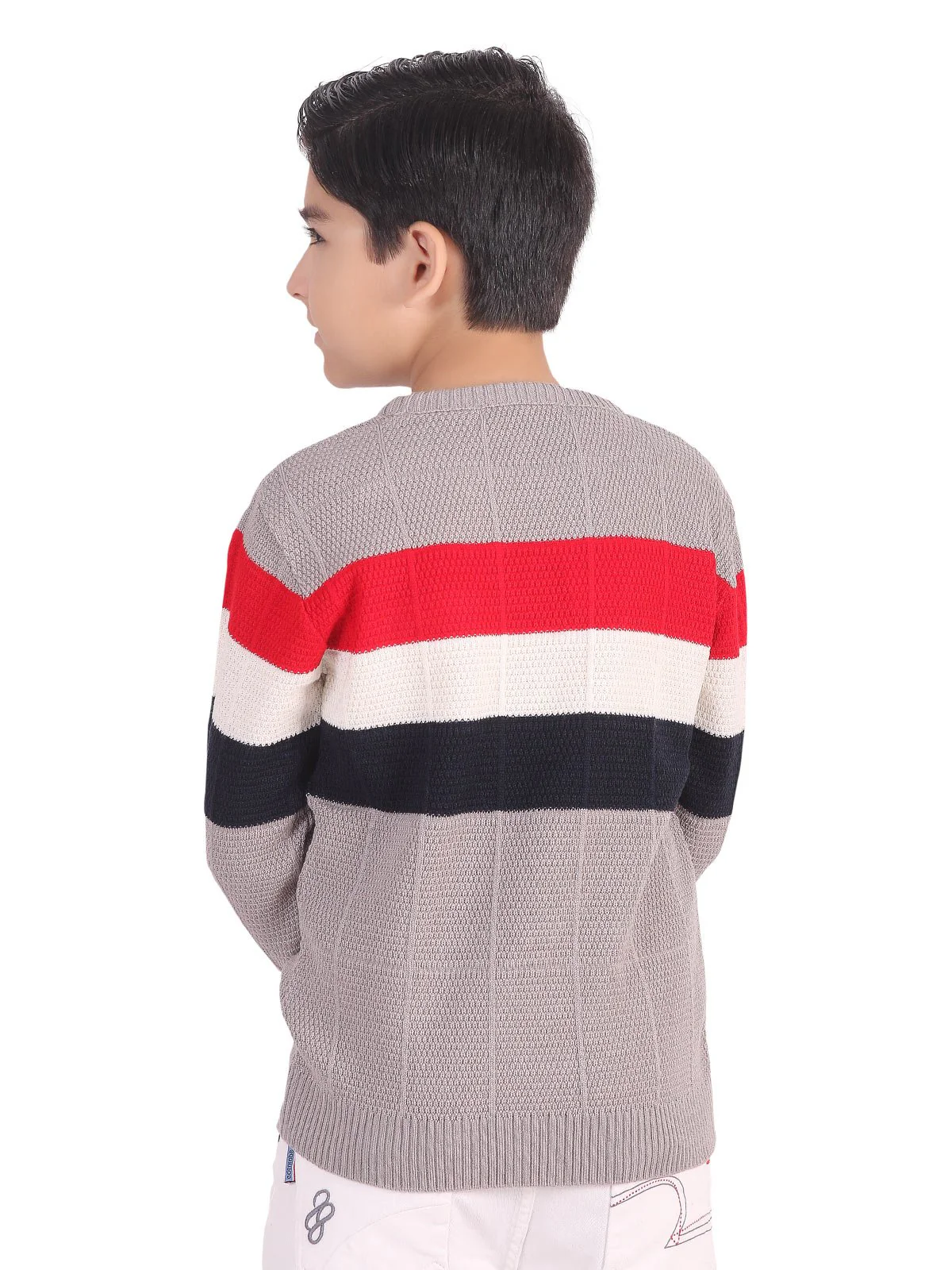 Boy's Grey Sweater - EBTSWT19-019 - Image 4