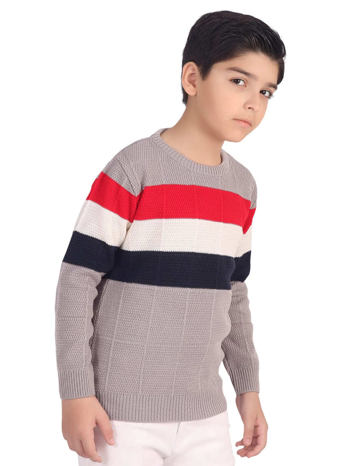 Boy's Grey Sweater - EBTSWT19-019 - Image 6