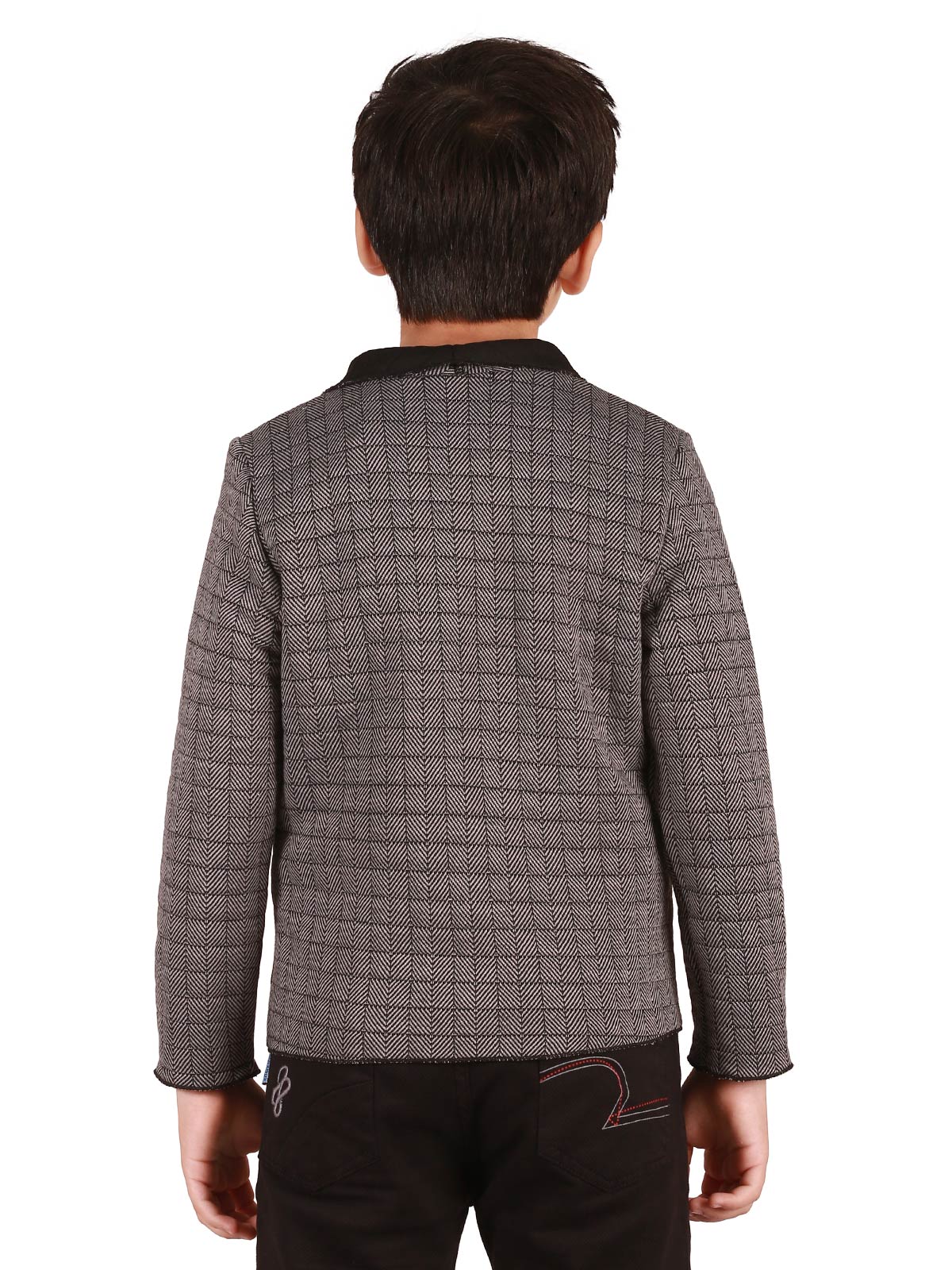 Boy's Dark Grey Sweater - EBTSWT19-023 - Image 2