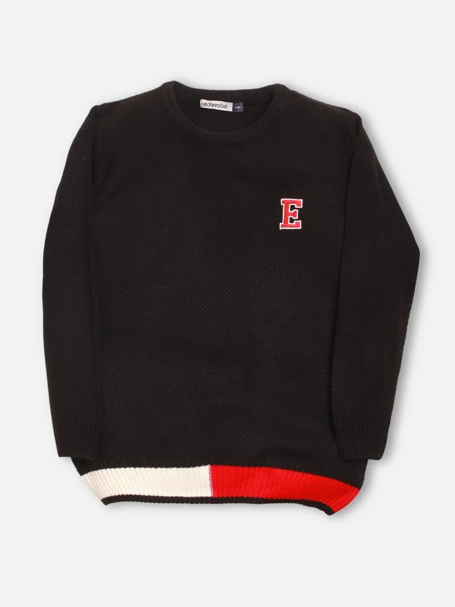 Boy's Black Sweater - EBTSWT20-001 - Image 2