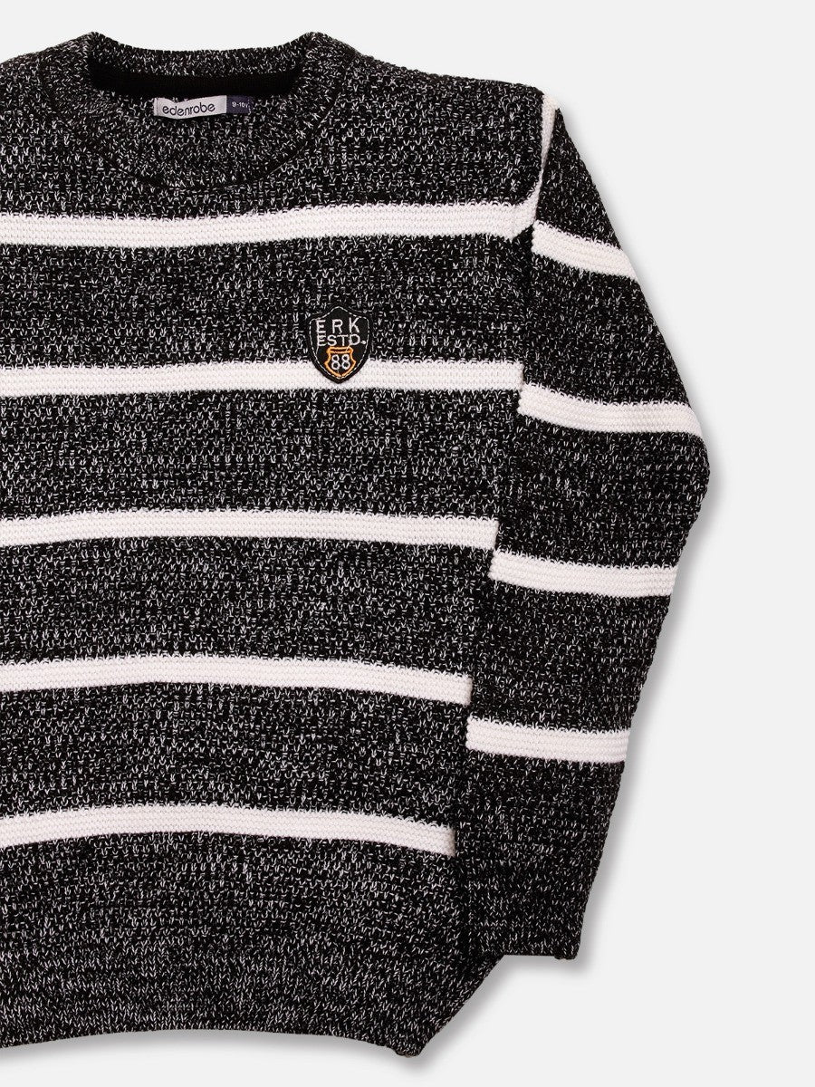 Boy's Black Sweater - EBTSWT20-011 - Image 2