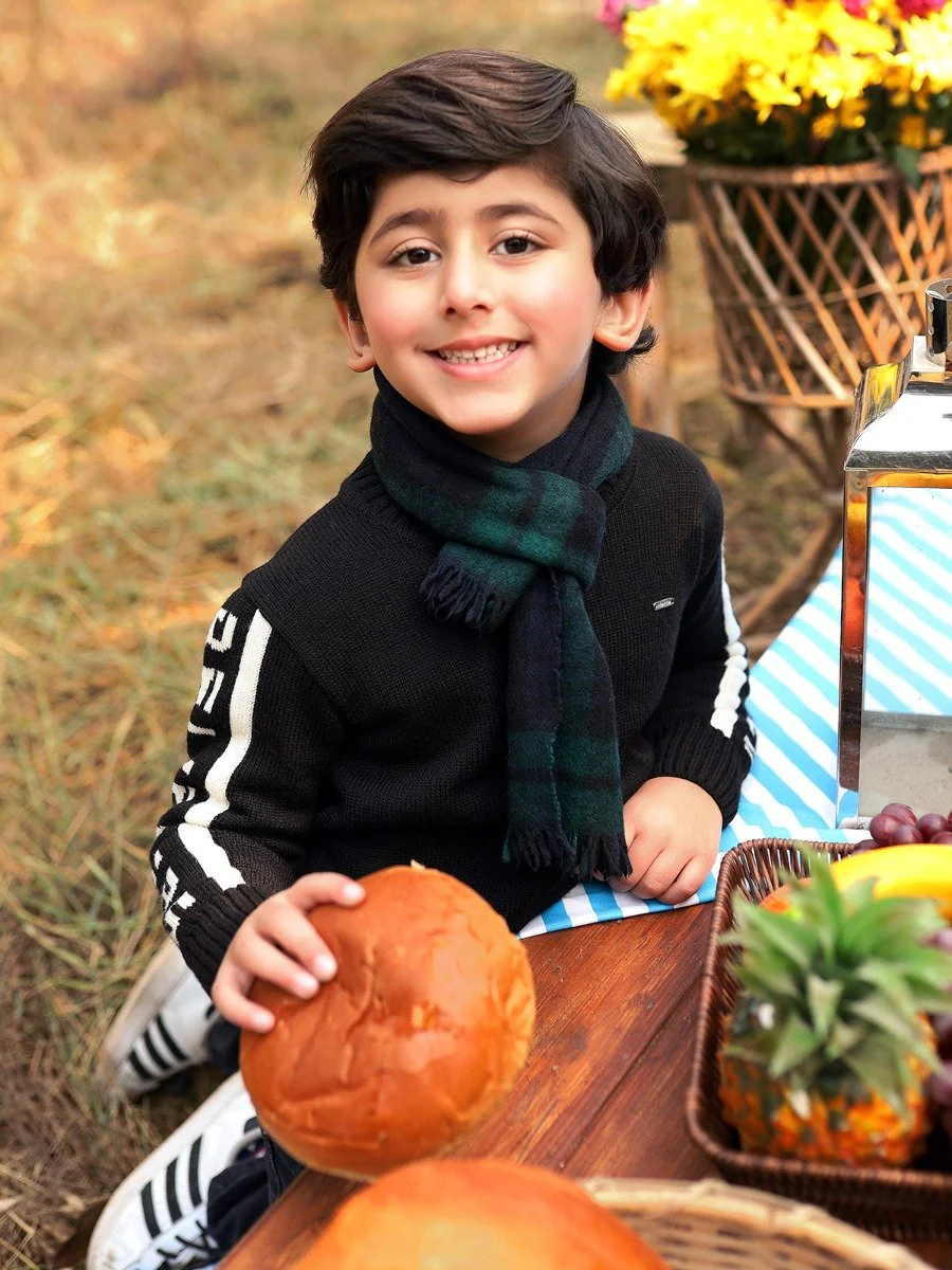 Boy's Black Sweater - EBTSWT20-012 - Image 5