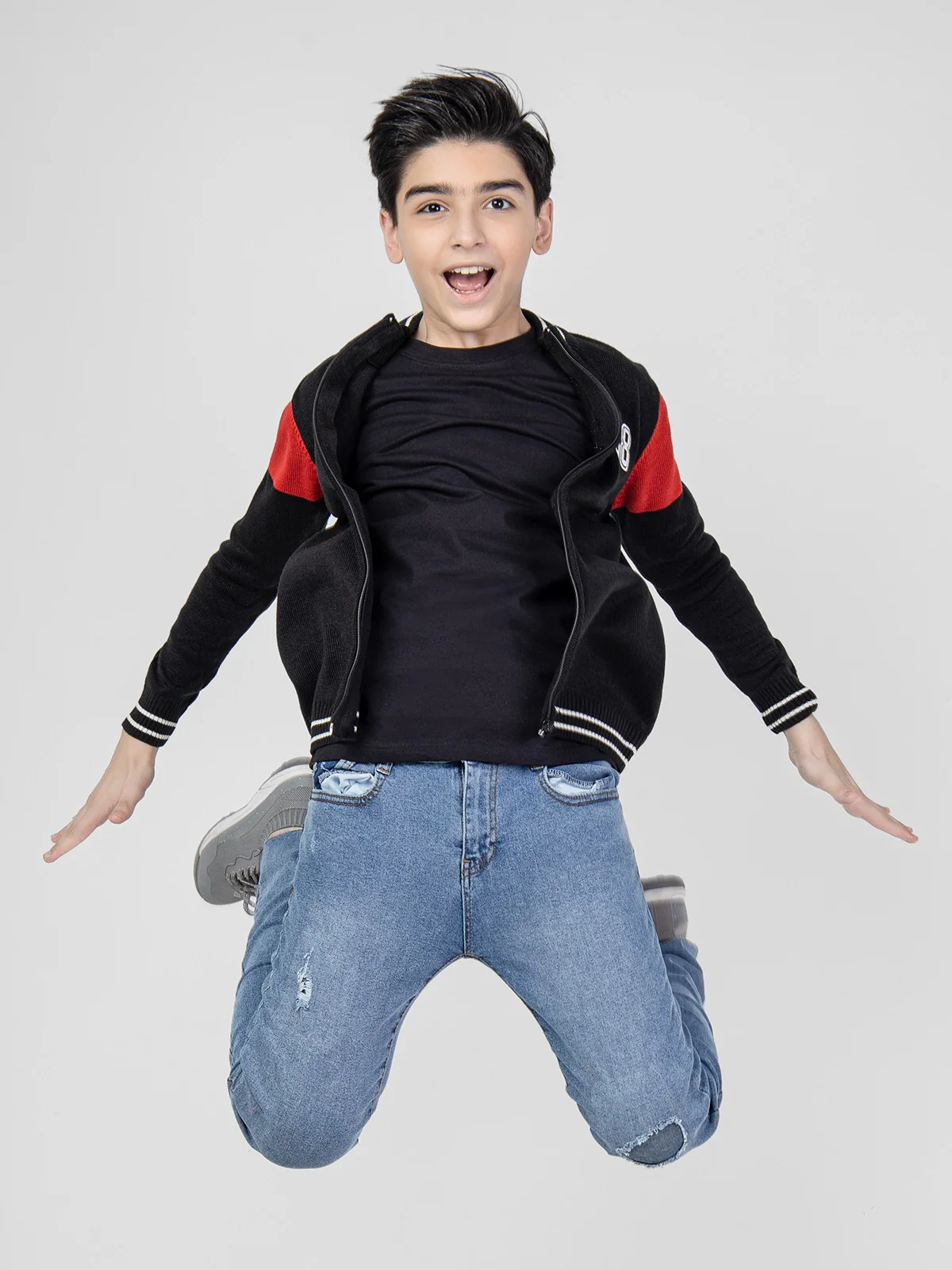 Boy's Black Sweater - EBTSWT21-002 - Image 2