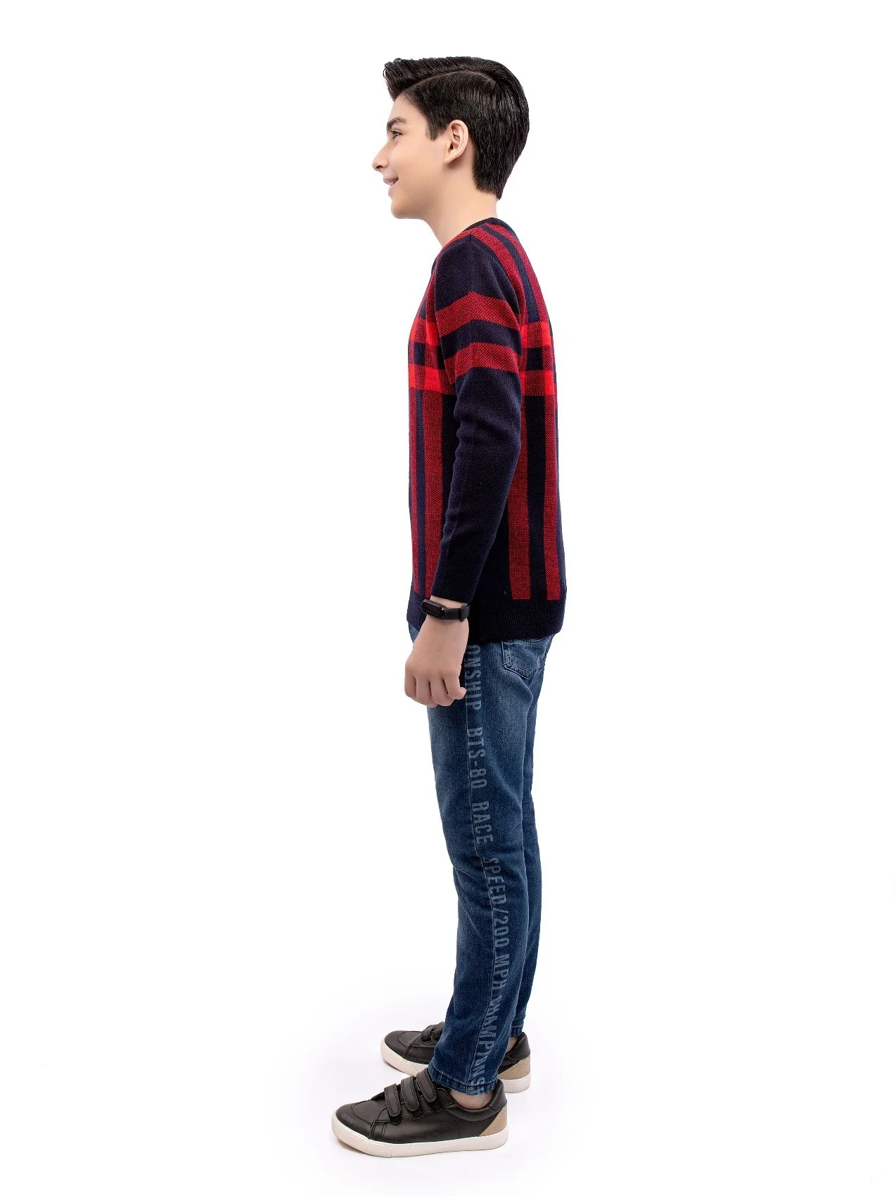 Boy's Navy Sweater - EBTSWT21-004 - Image 2