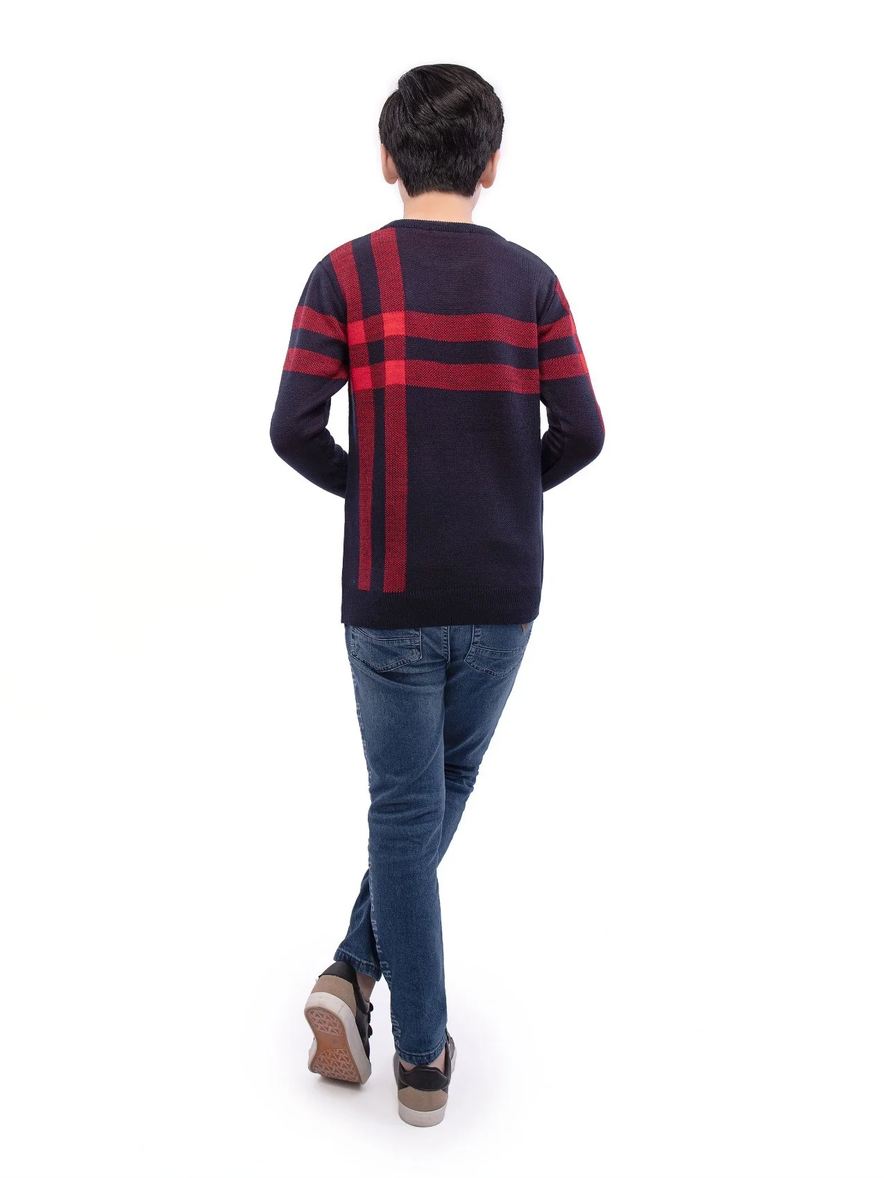Boy's Navy Sweater - EBTSWT21-004 - Image 3