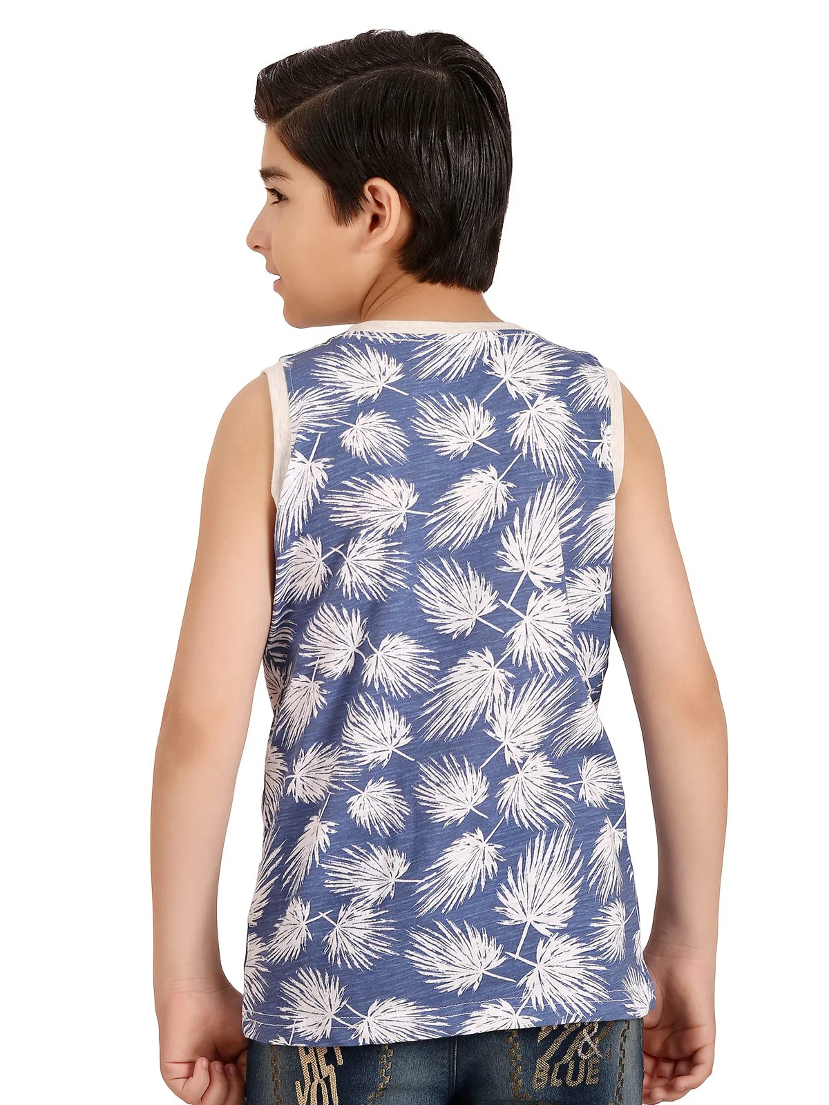 Boy's Blue Multi Tank Top - EBTT20-010 - Image 3