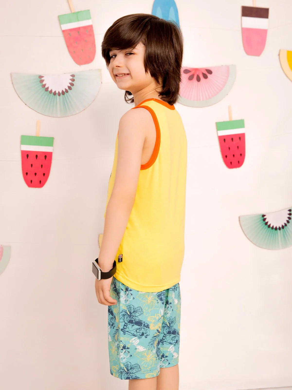 Boy's Yellow Tank Top - EBTT21-002 - Image 3