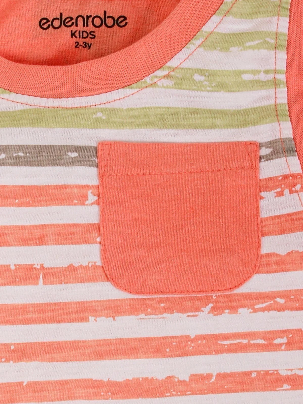 Boy's Peach Tank Top - EBTT21-006 - Image 2