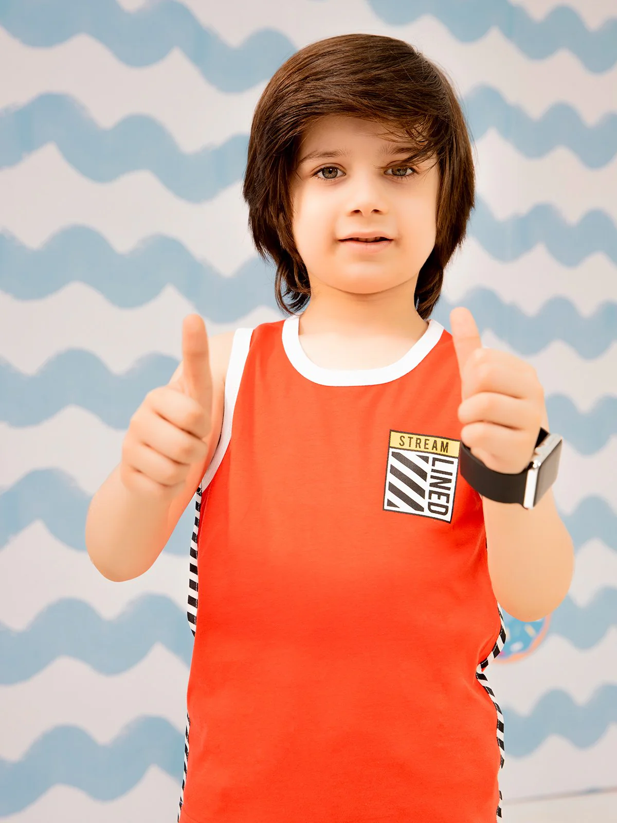 Boy's Red Tank Top - EBTT21-015