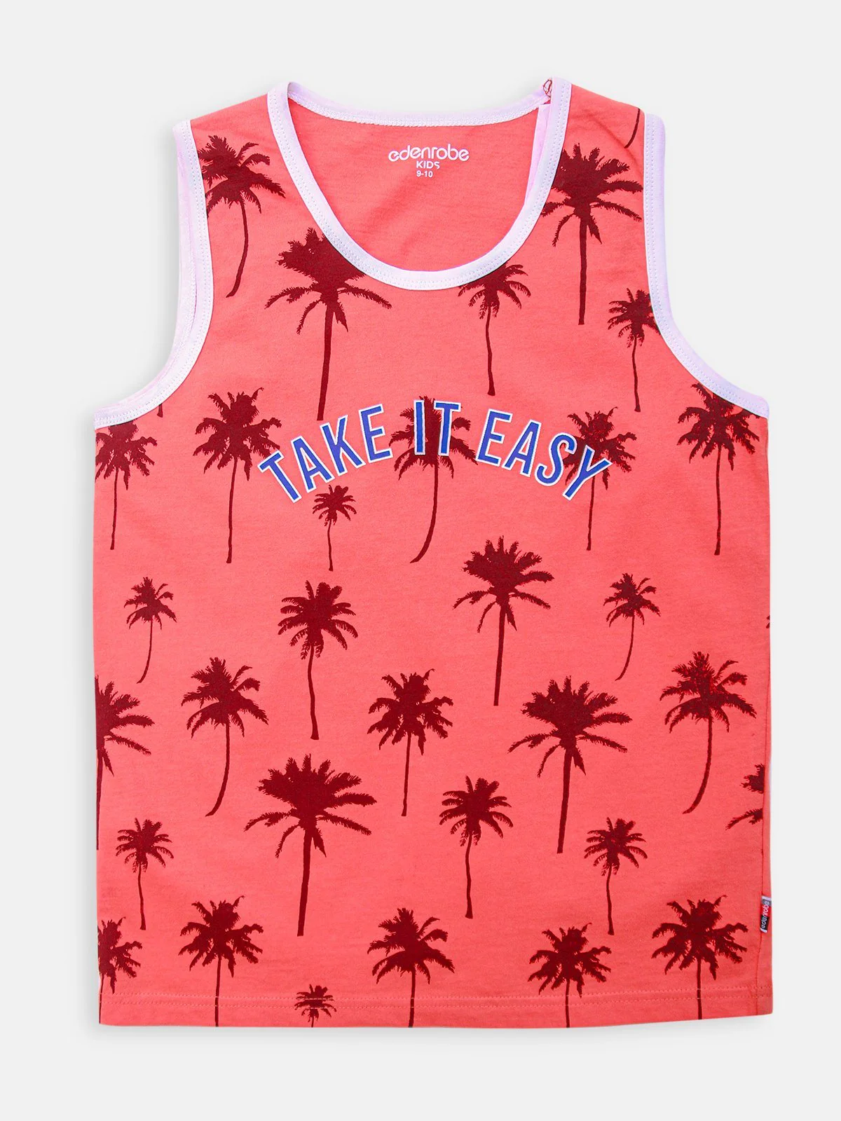 Boy's Orange Tank Top - EBTT21-021