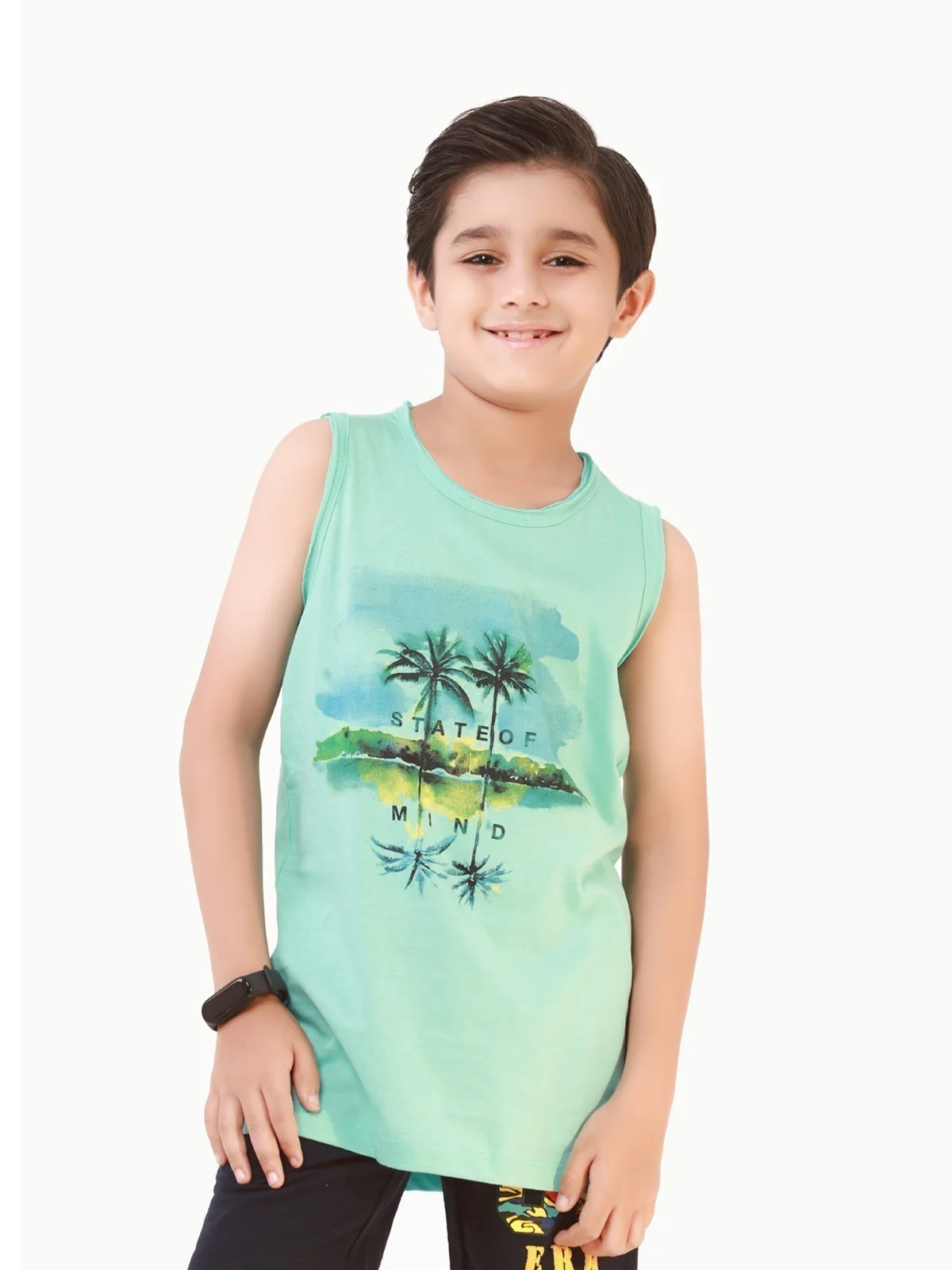 Boy's Blue Tank Top - EBTT22-006