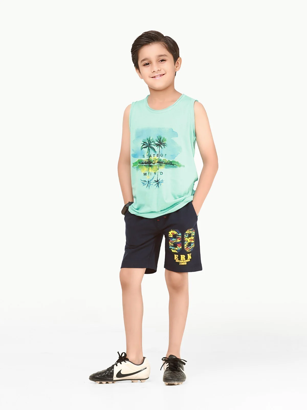 Boy's Blue Tank Top - EBTT22-006 - Image 3